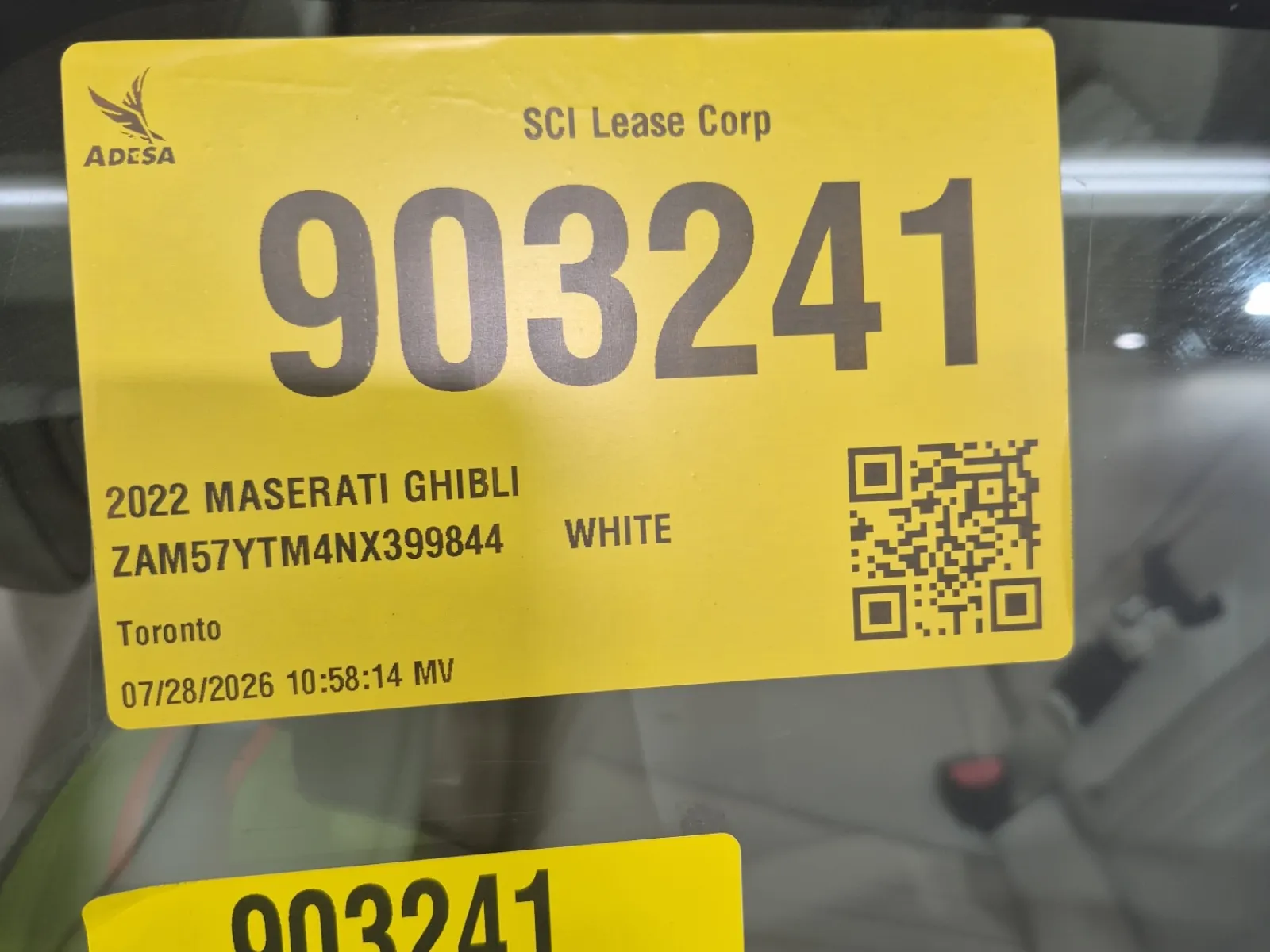 Inventory Label Photo