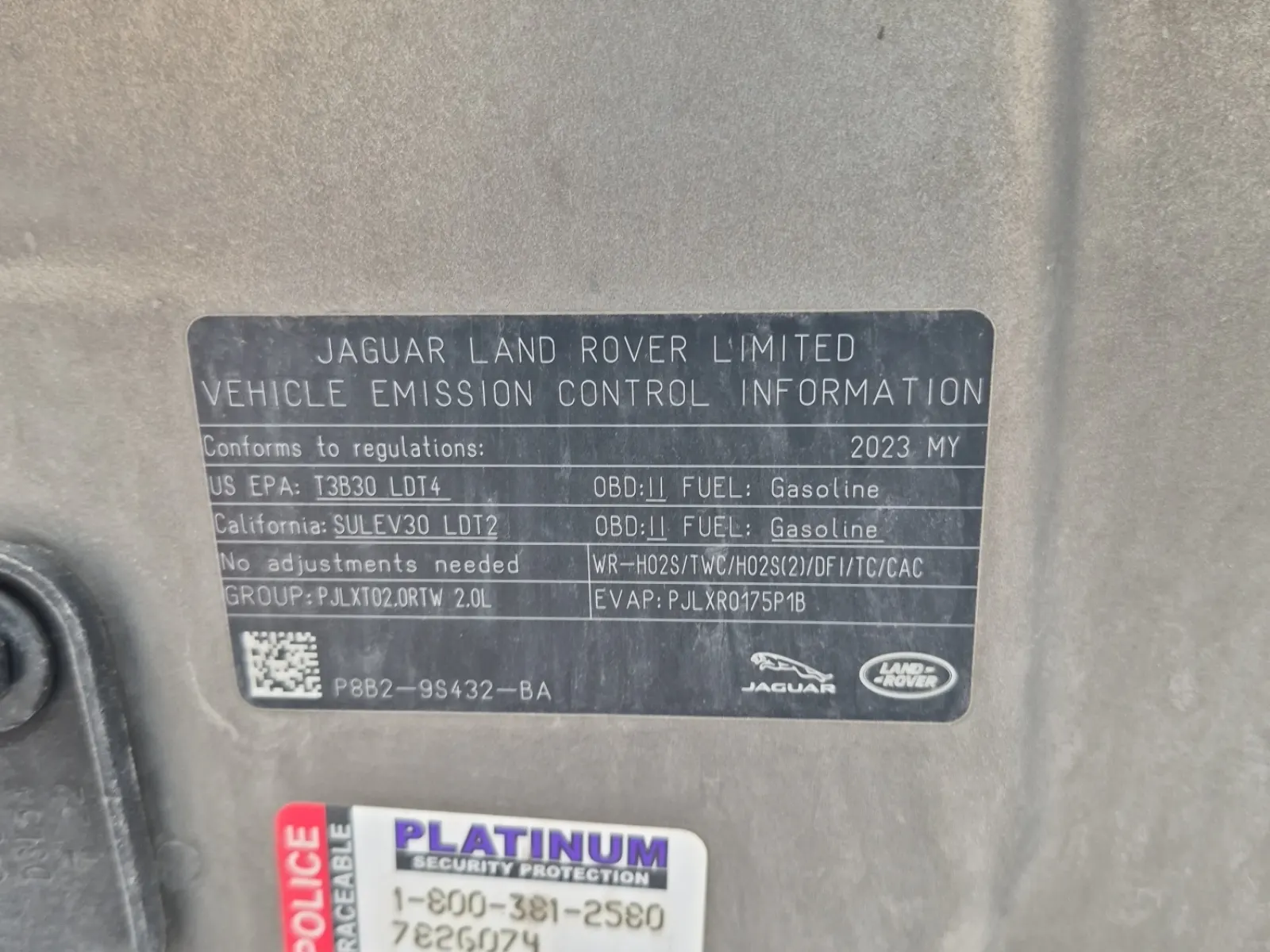 Emission Sticker Photo
