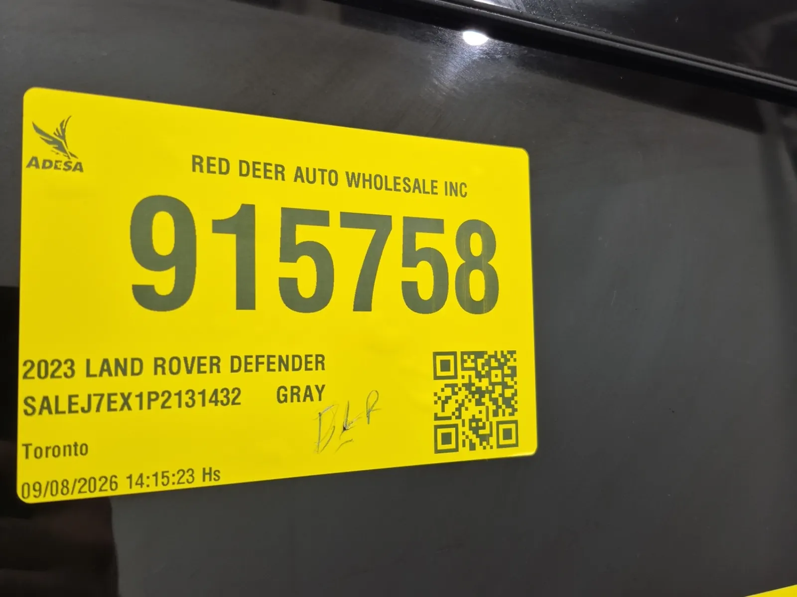 Inventory Label Photo