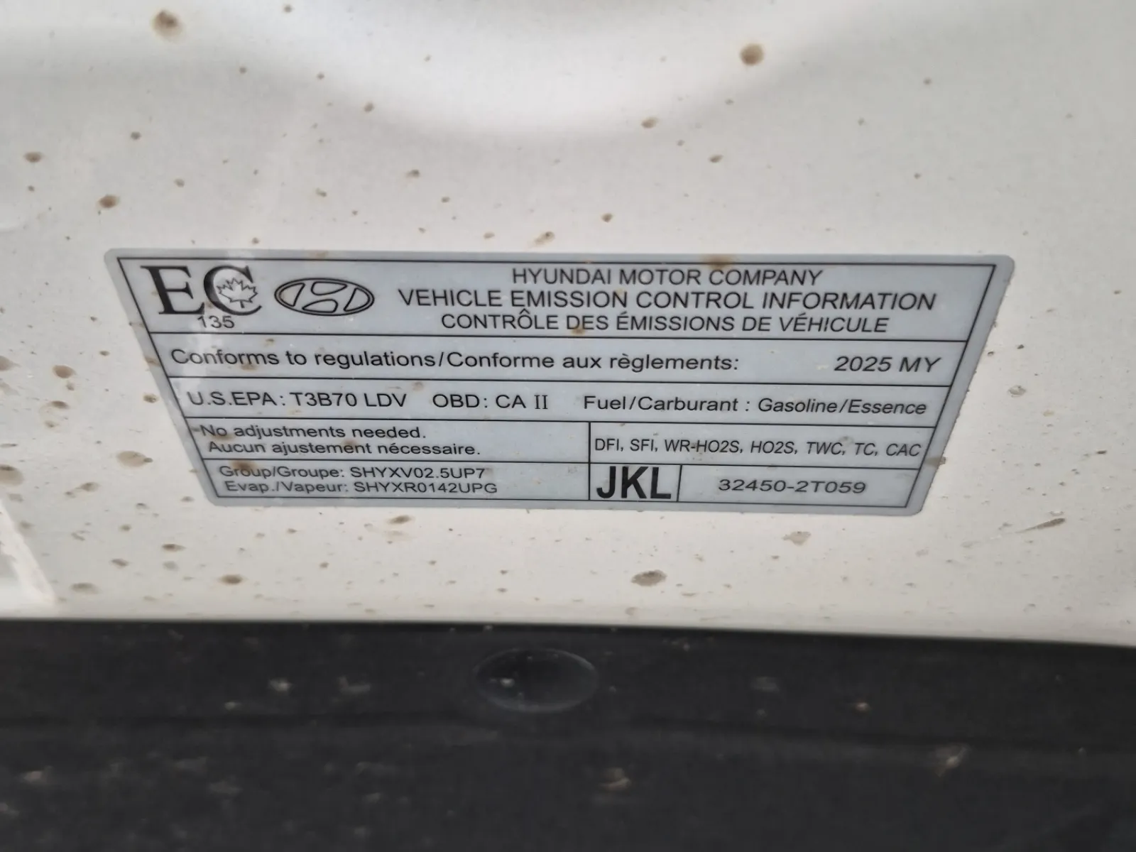 Emission Sticker Photo