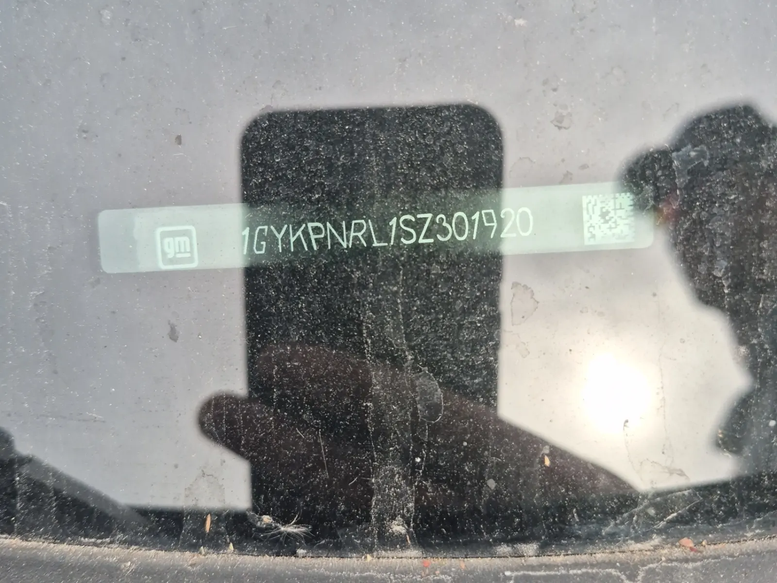 Dash VIN Plate Photo