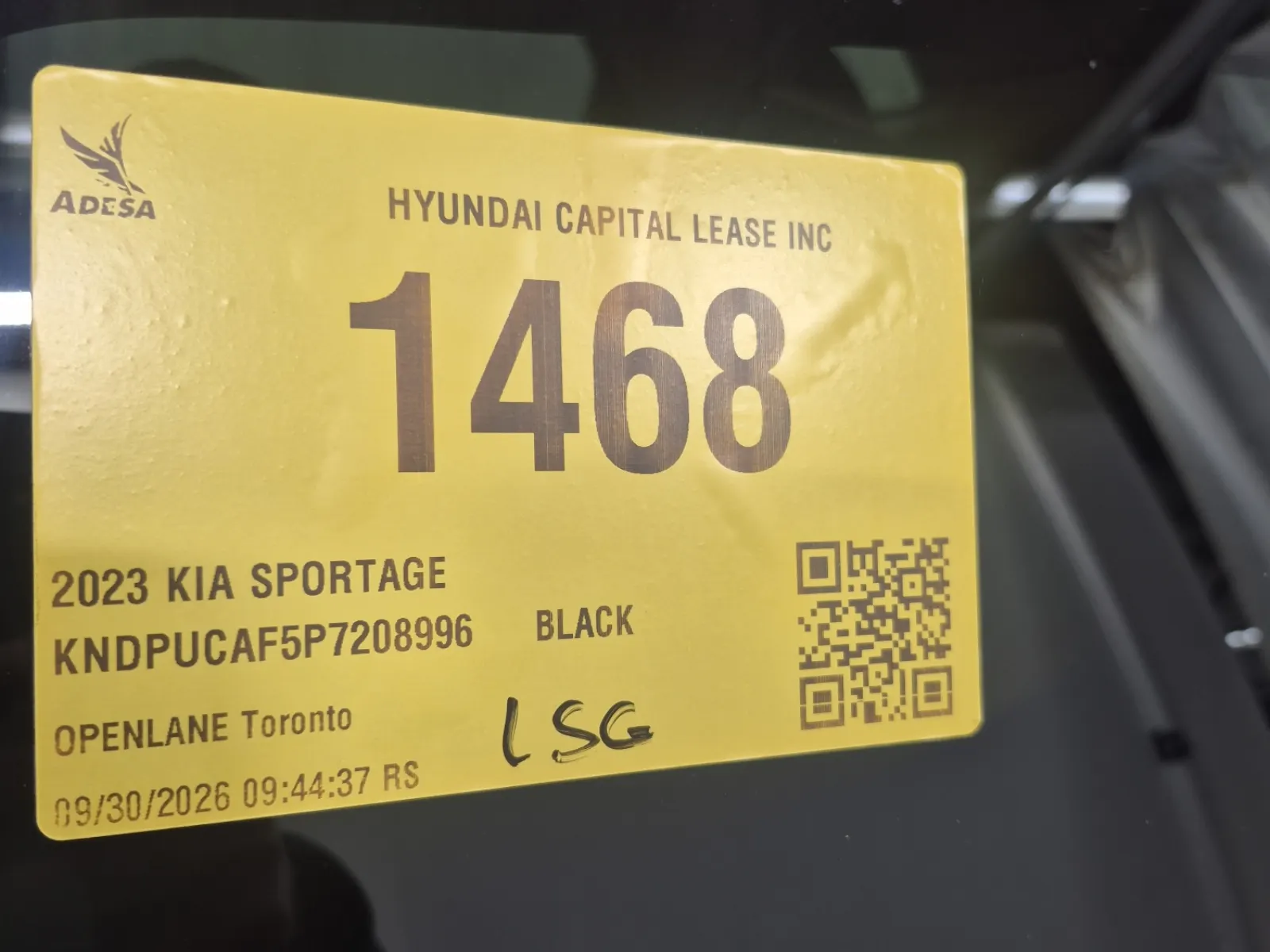 Inventory Label Photo