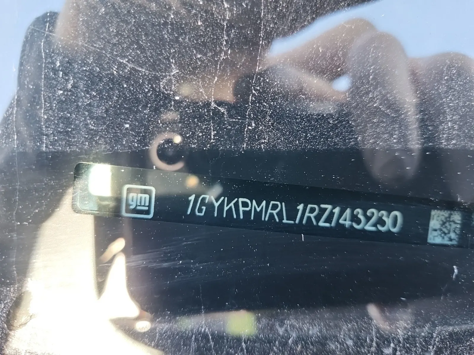 Dash VIN Plate Photo