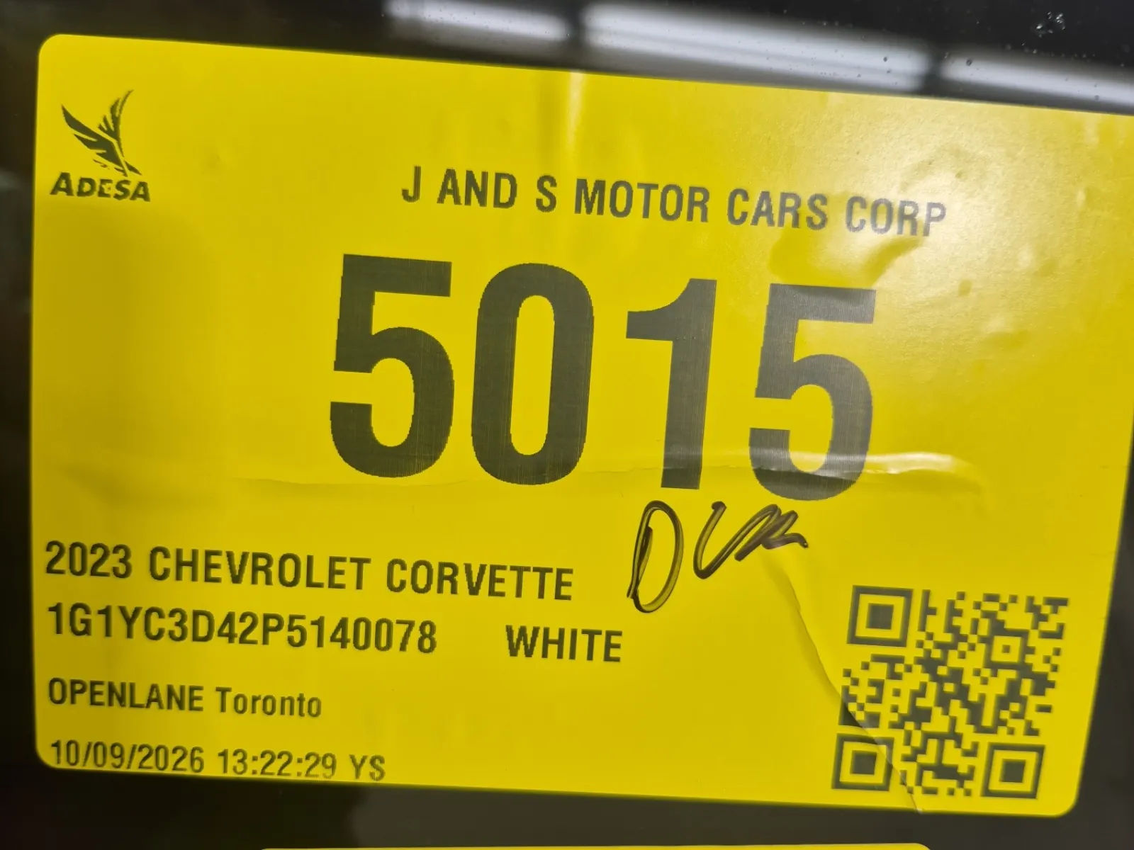 Inventory Label Photo