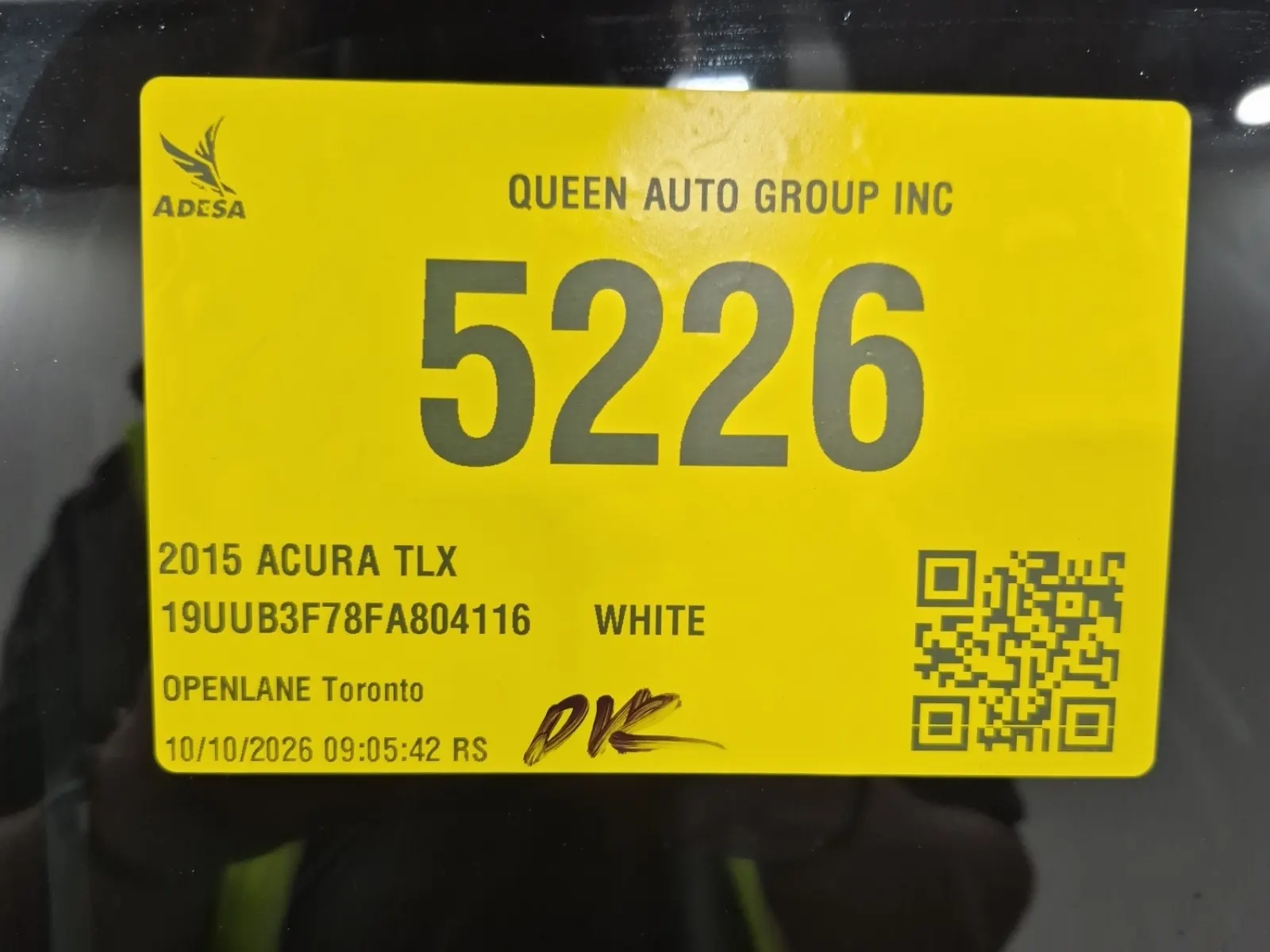 Inventory Label Photo