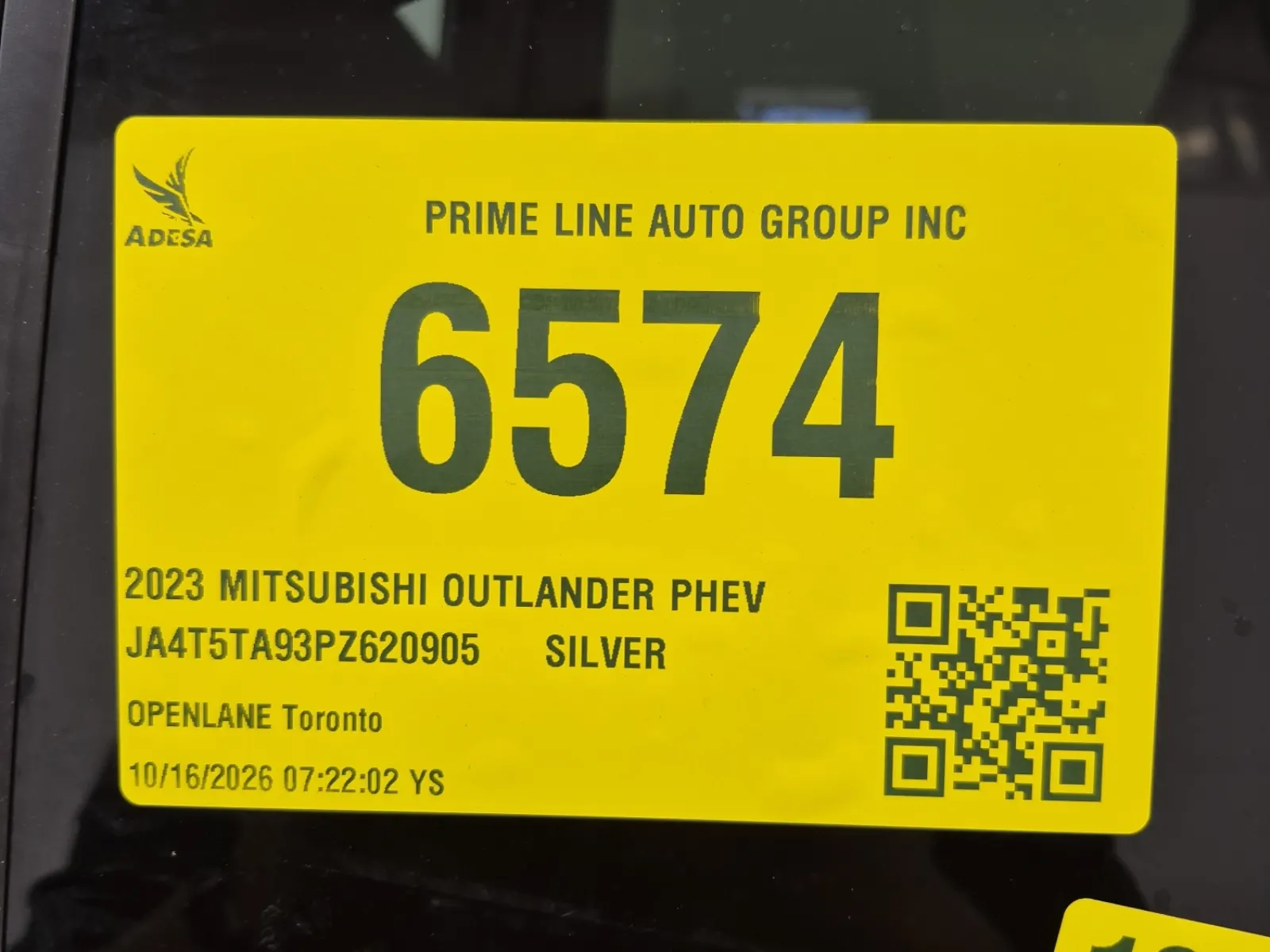 Inventory Label Photo