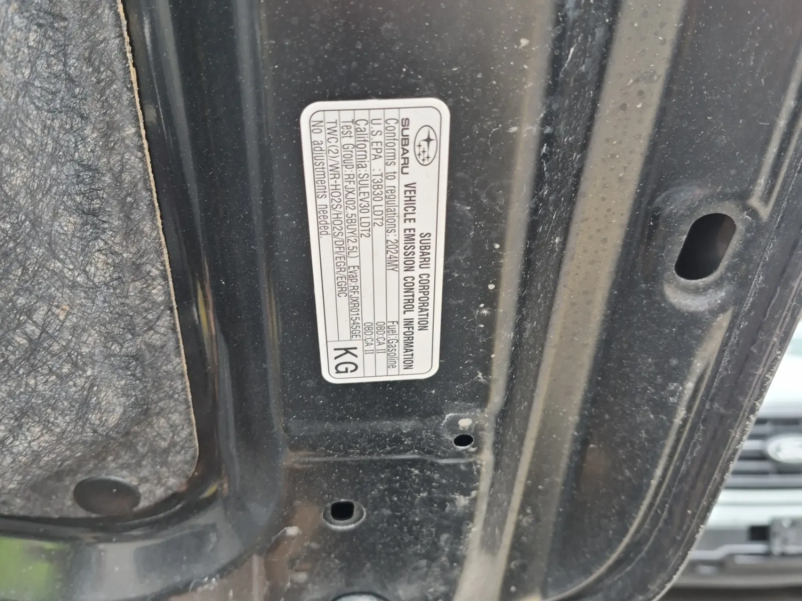 Emission Sticker Photo