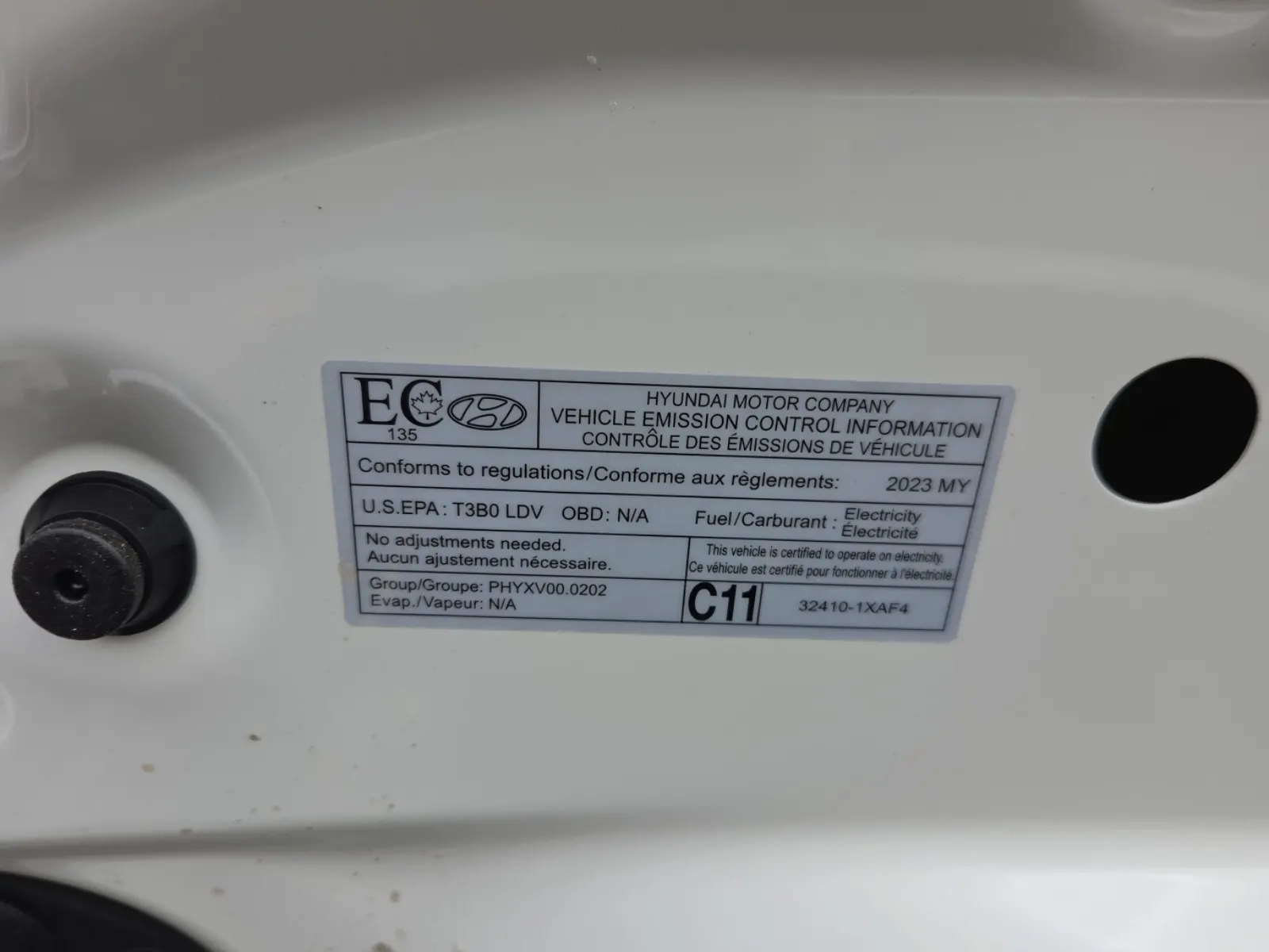 Emission Sticker Photo