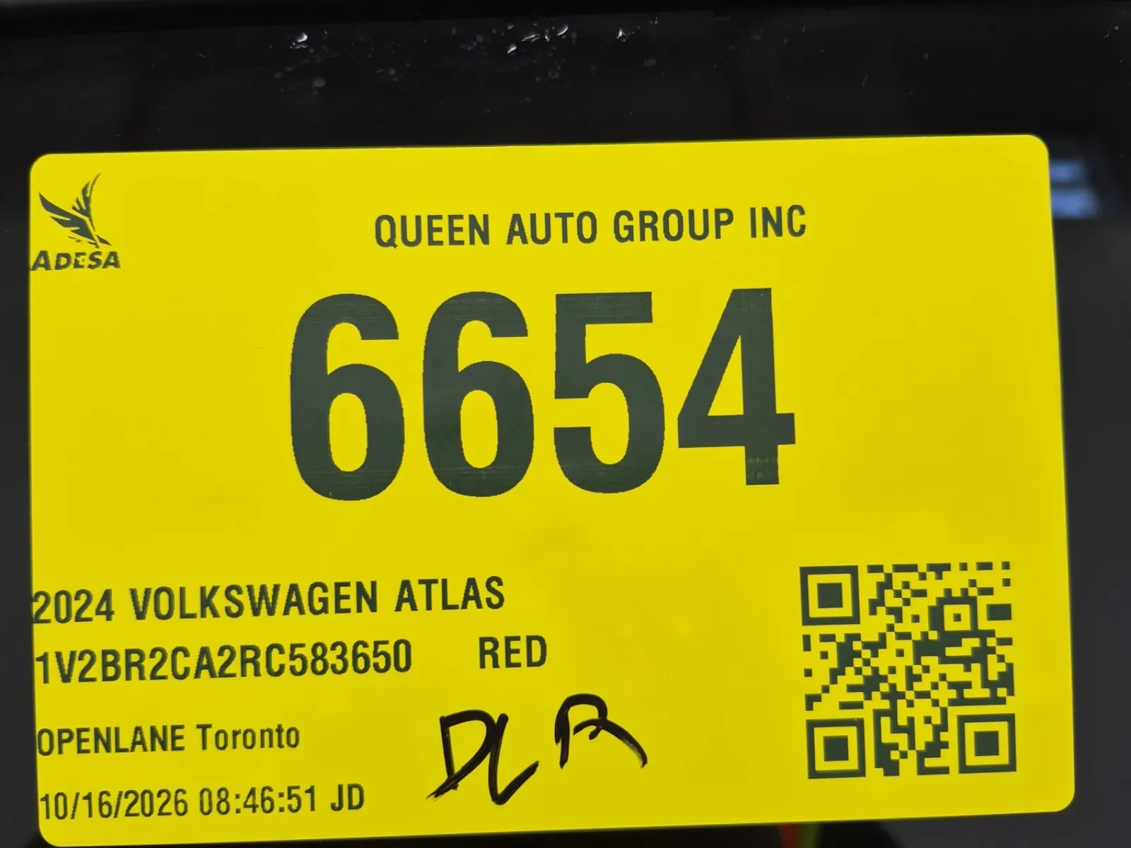 Inventory Label Photo