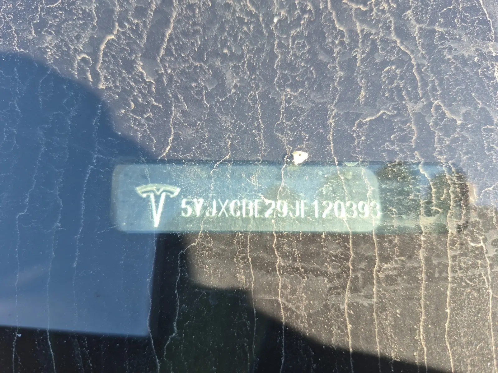 Dash VIN Plate Photo