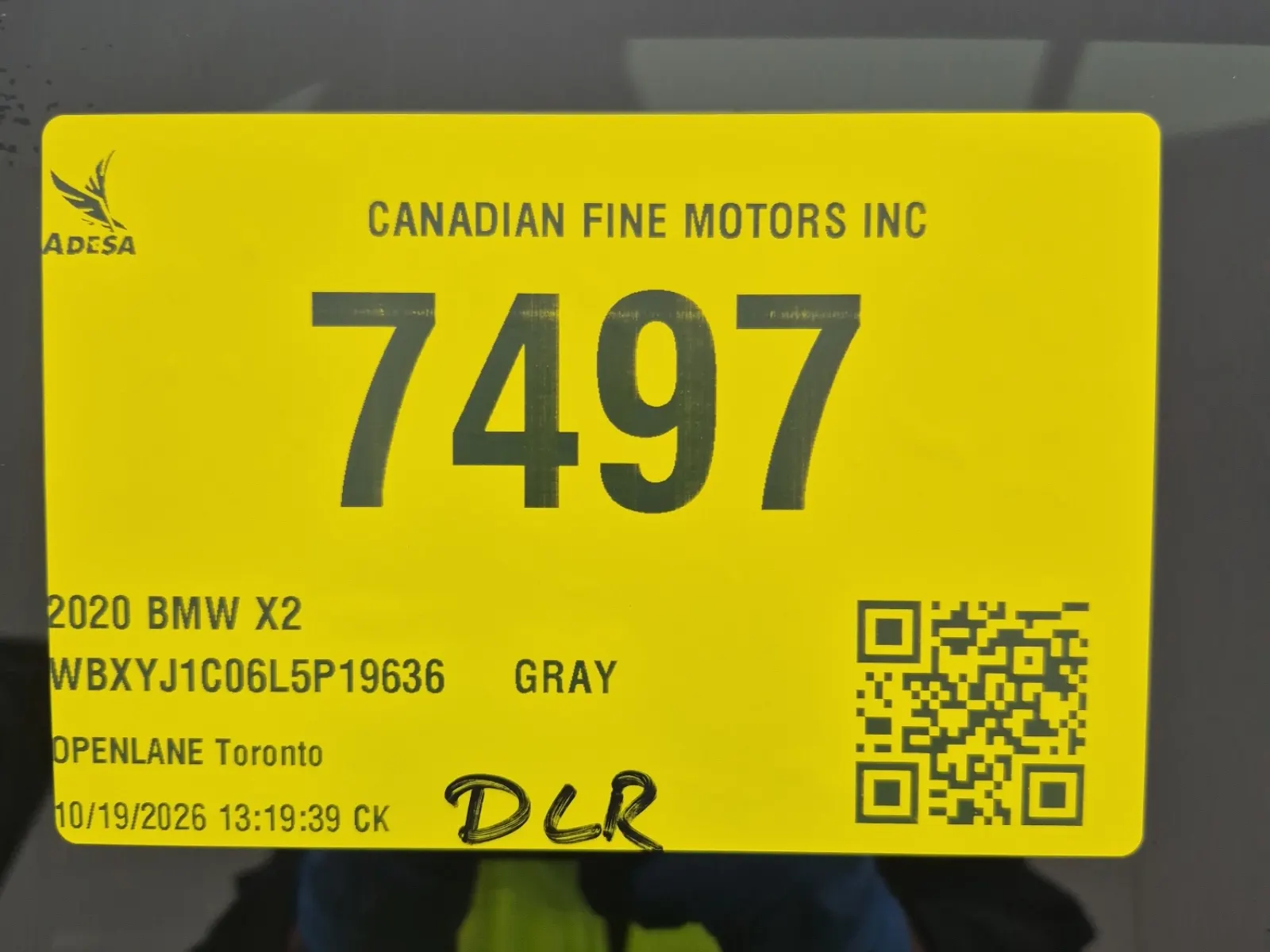 Inventory Label Photo