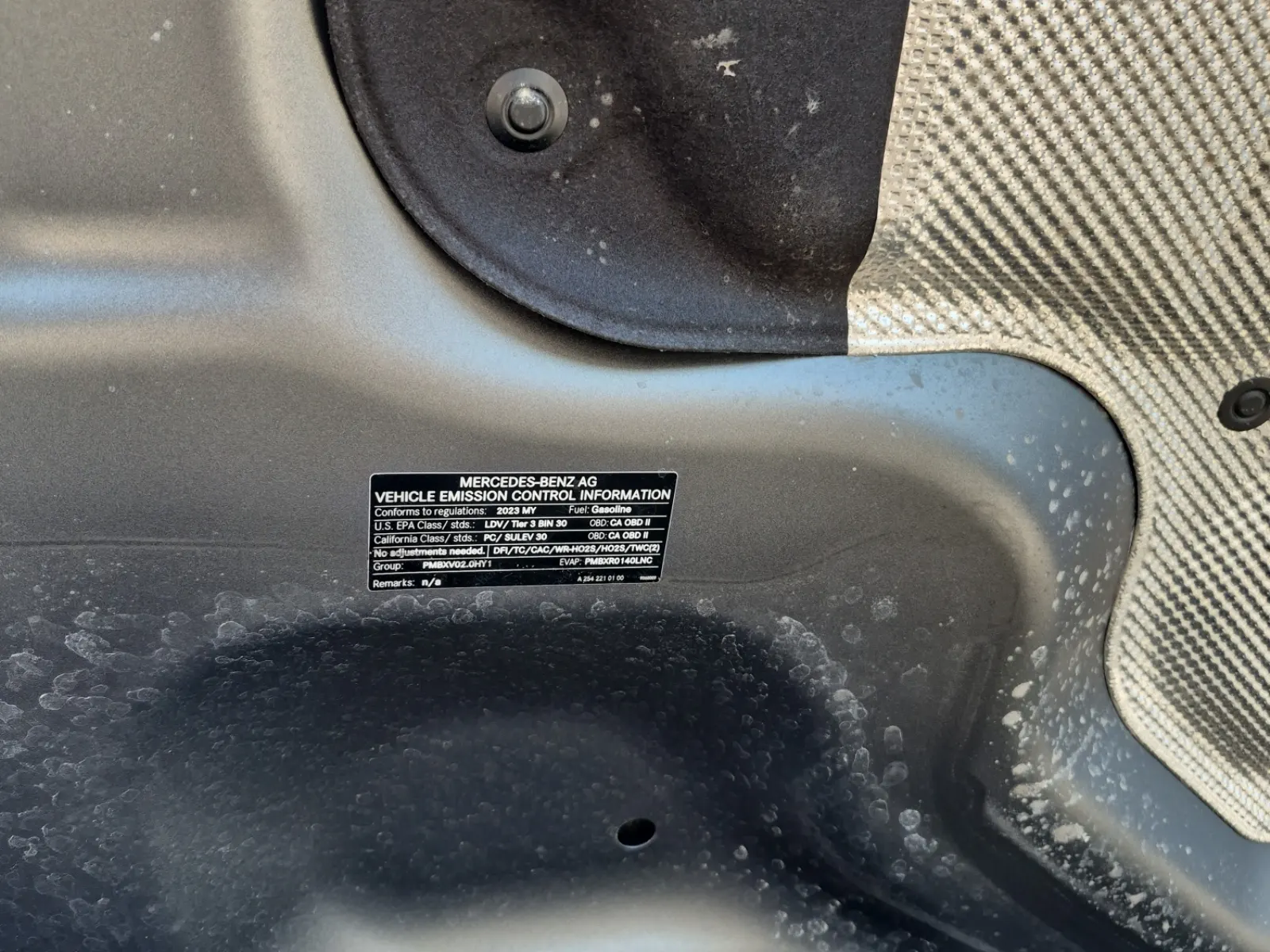 Emission Sticker Photo
