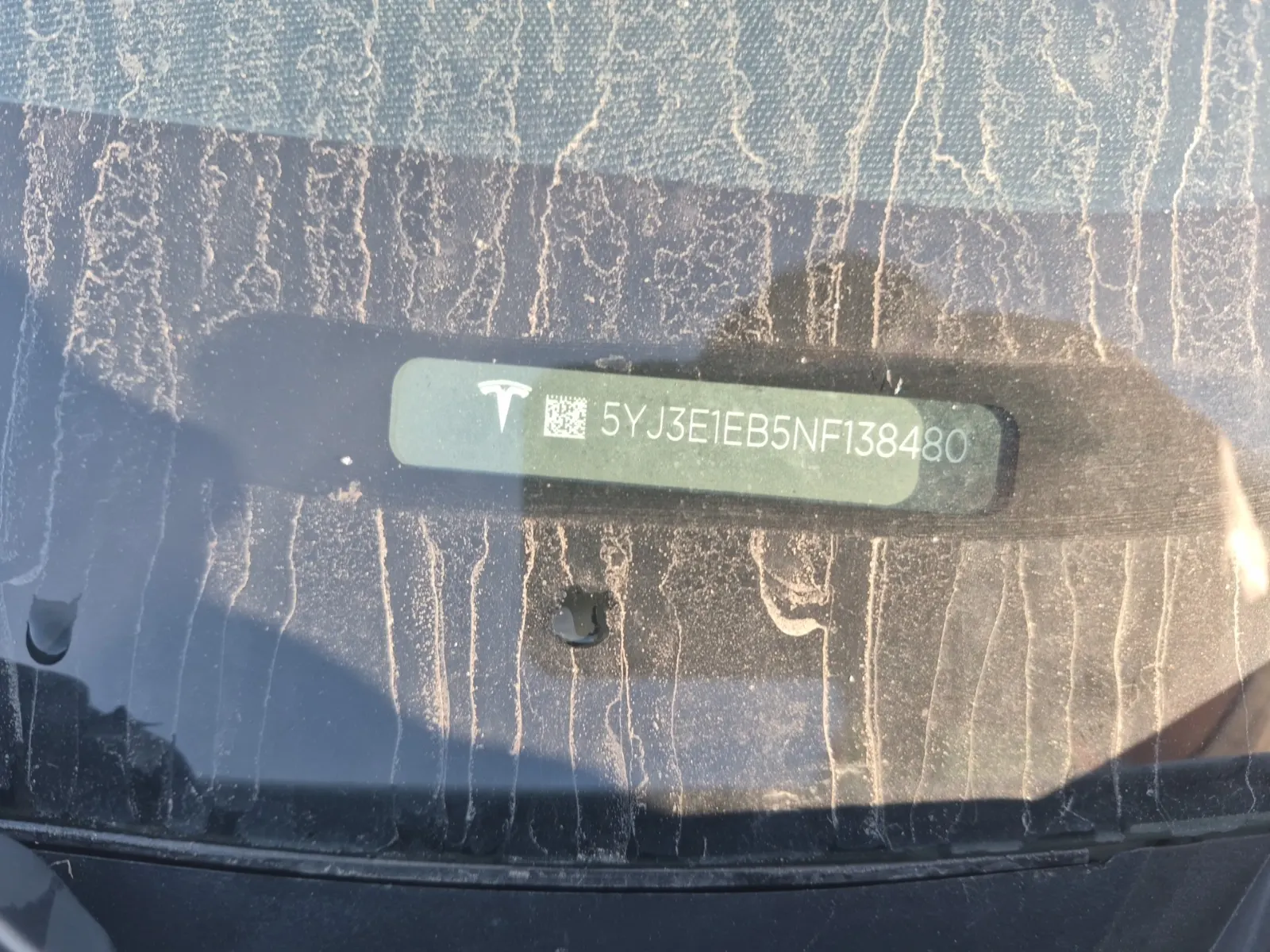 Dash VIN Plate Photo