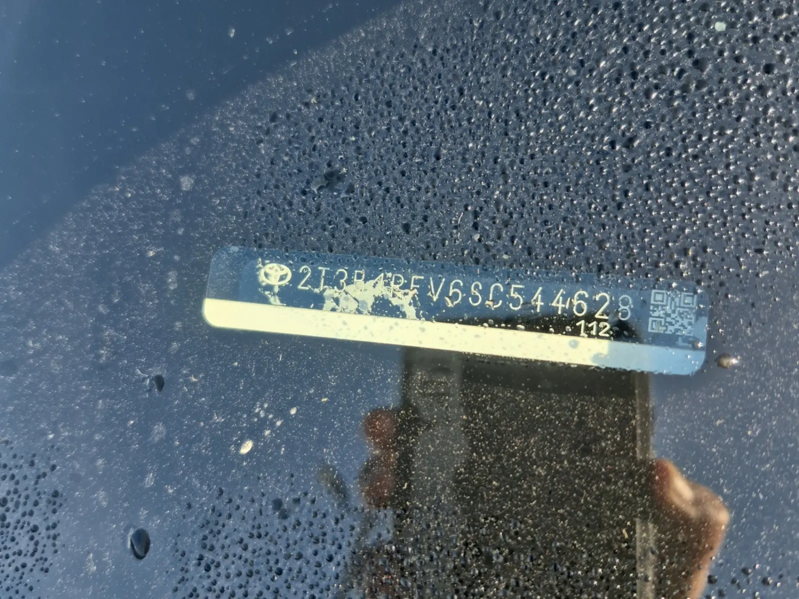 Dash VIN Plate Photo