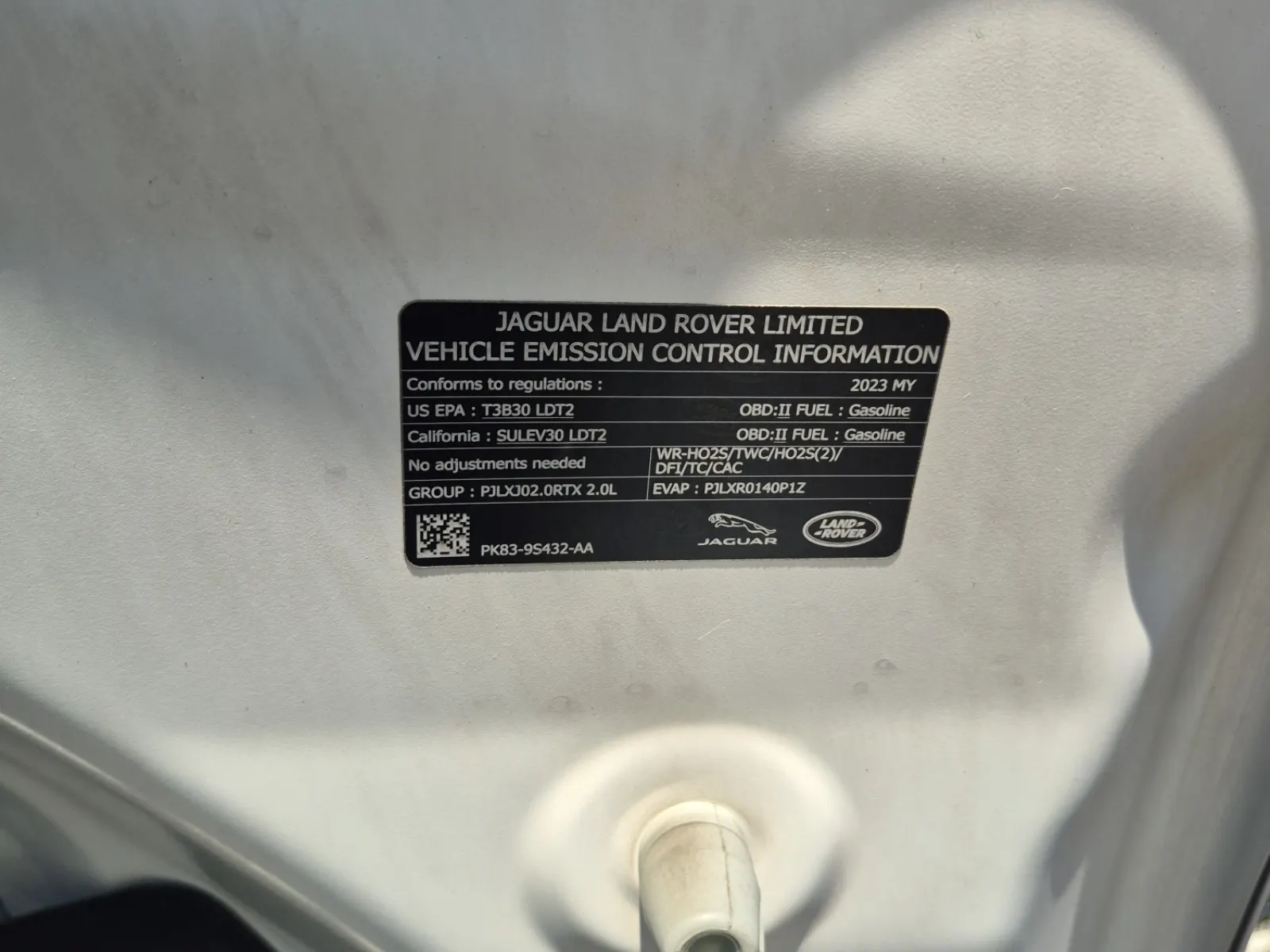 Emission Sticker Photo