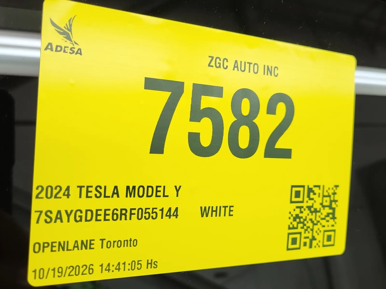 Inventory Label Photo