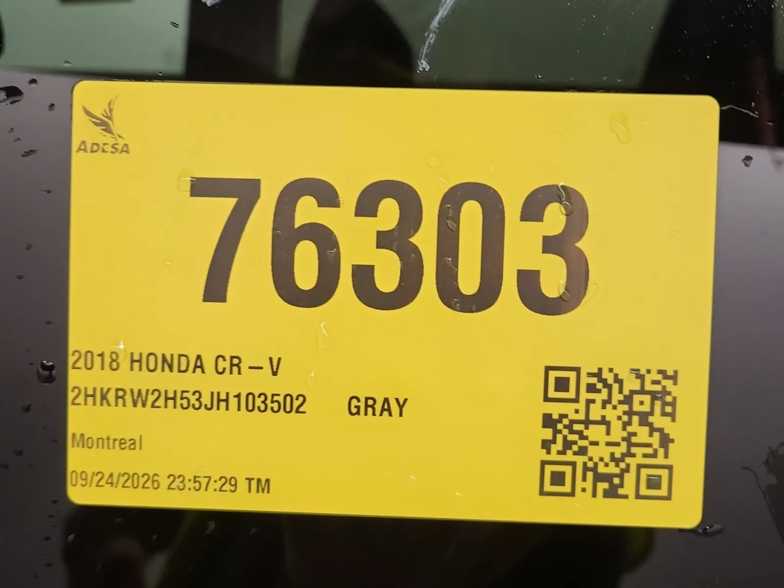 Inventory Label Photo