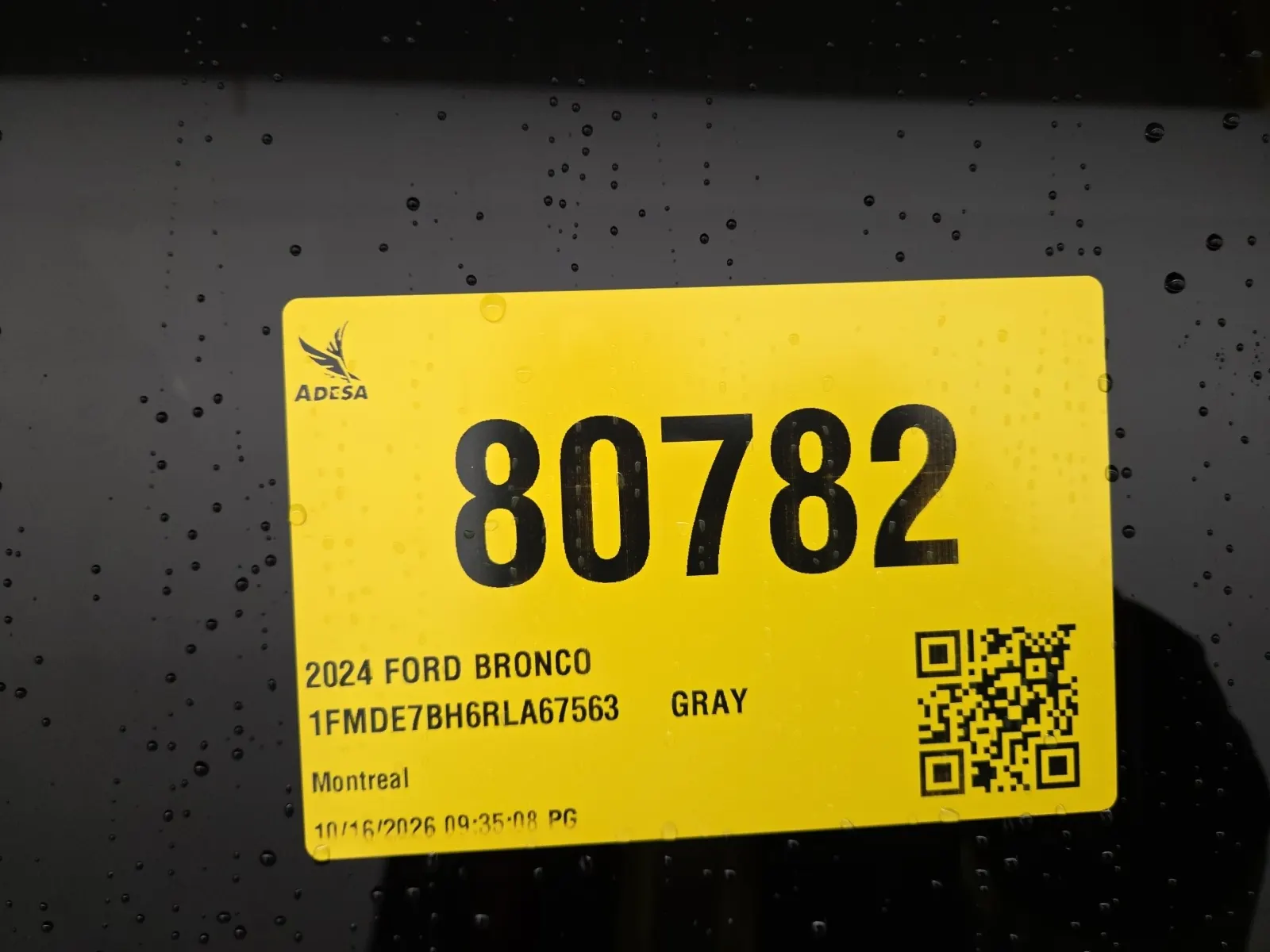 Inventory Label Photo