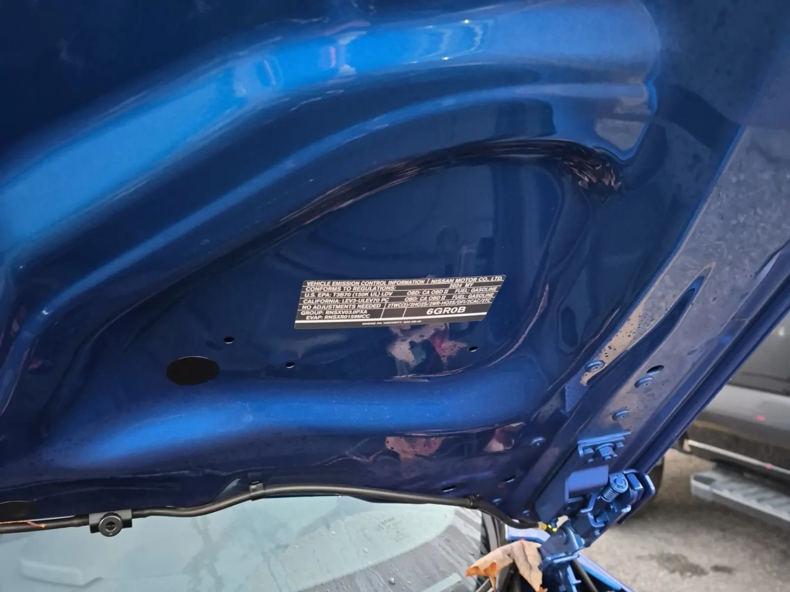 Emission Sticker Photo