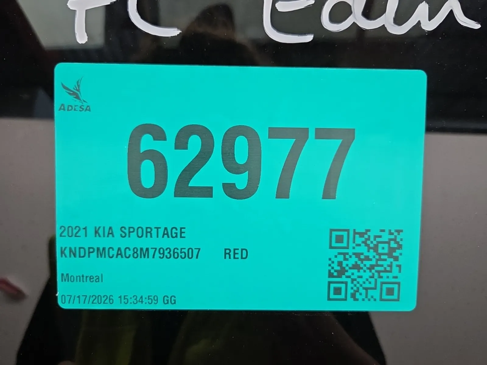 Inventory Label Photo
