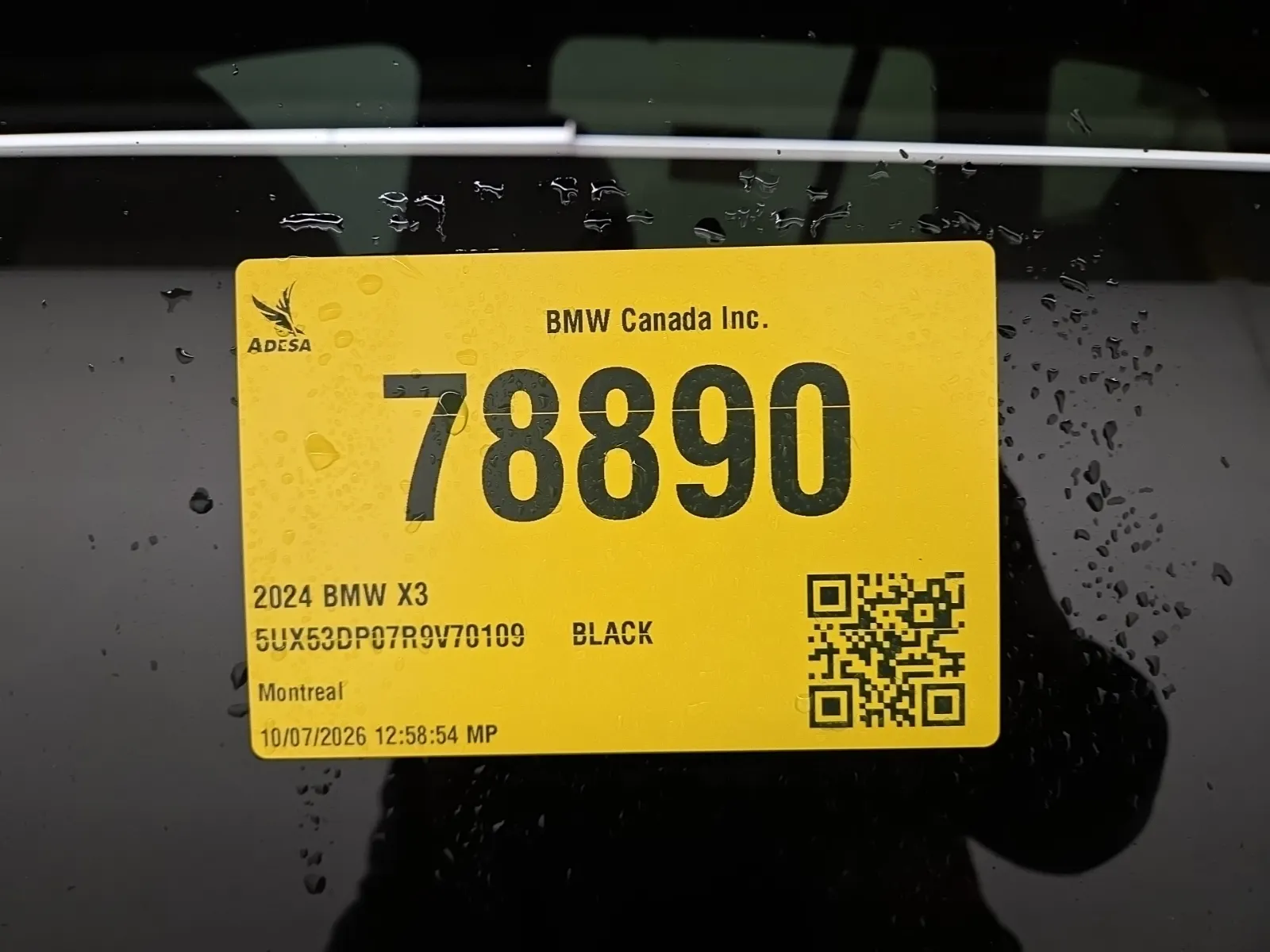Inventory Label Photo