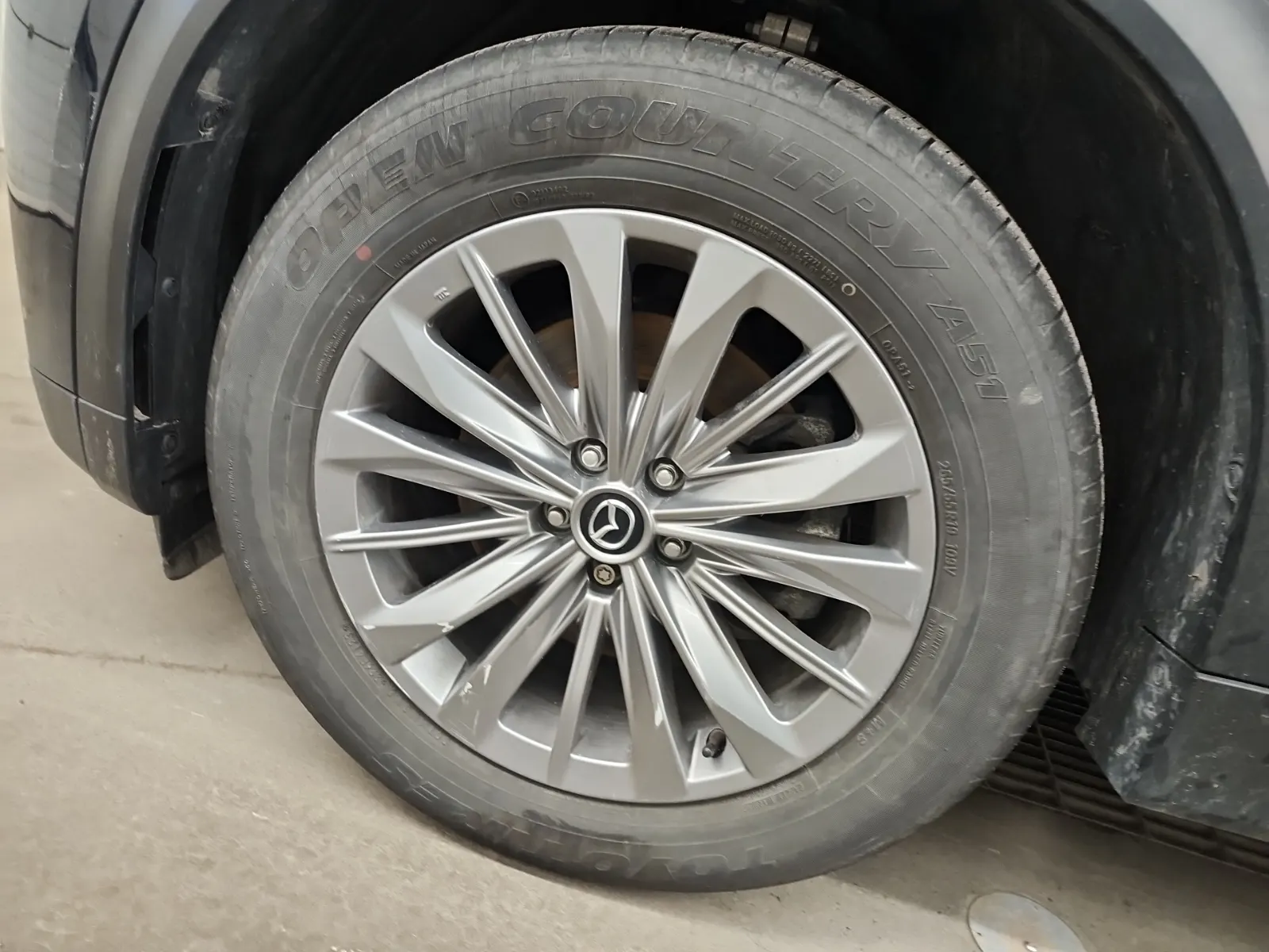 Front driver wheel/tire photo