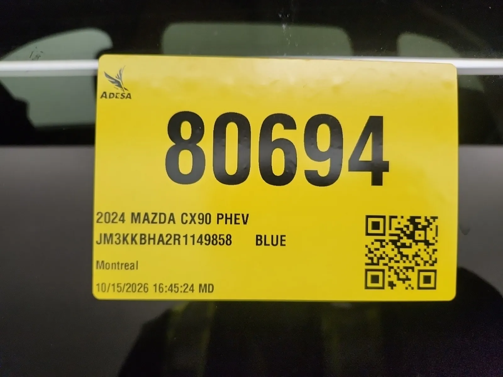 Inventory Label Photo