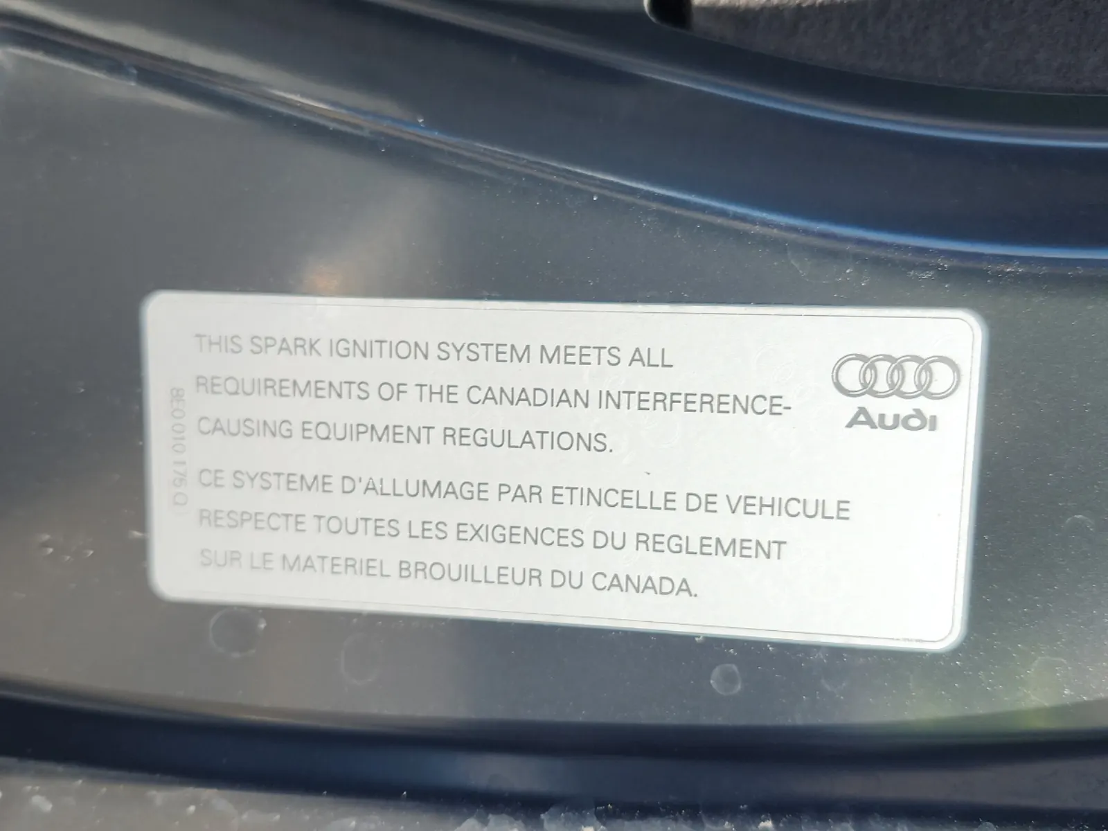 Emission Sticker Photo