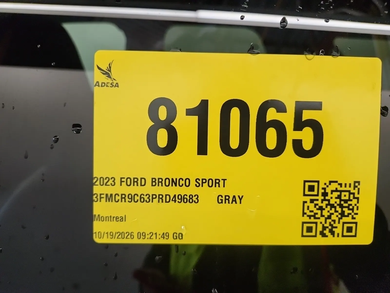 Inventory Label Photo