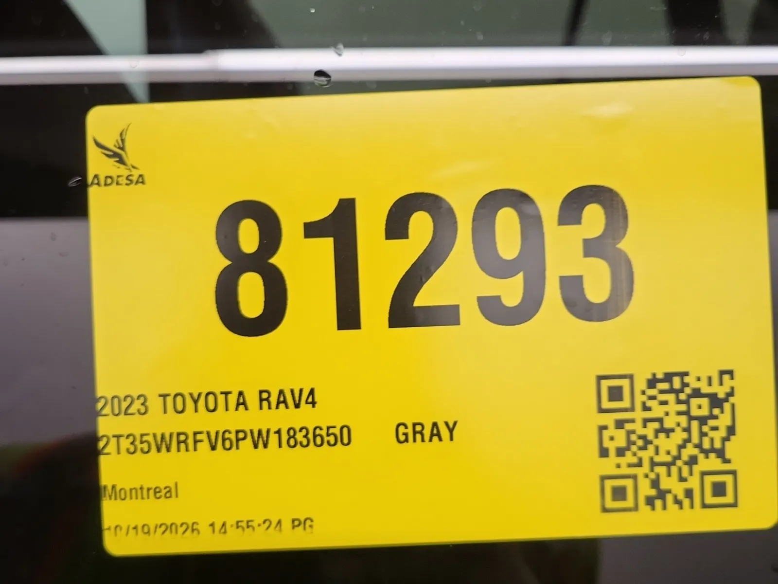 Inventory Label Photo