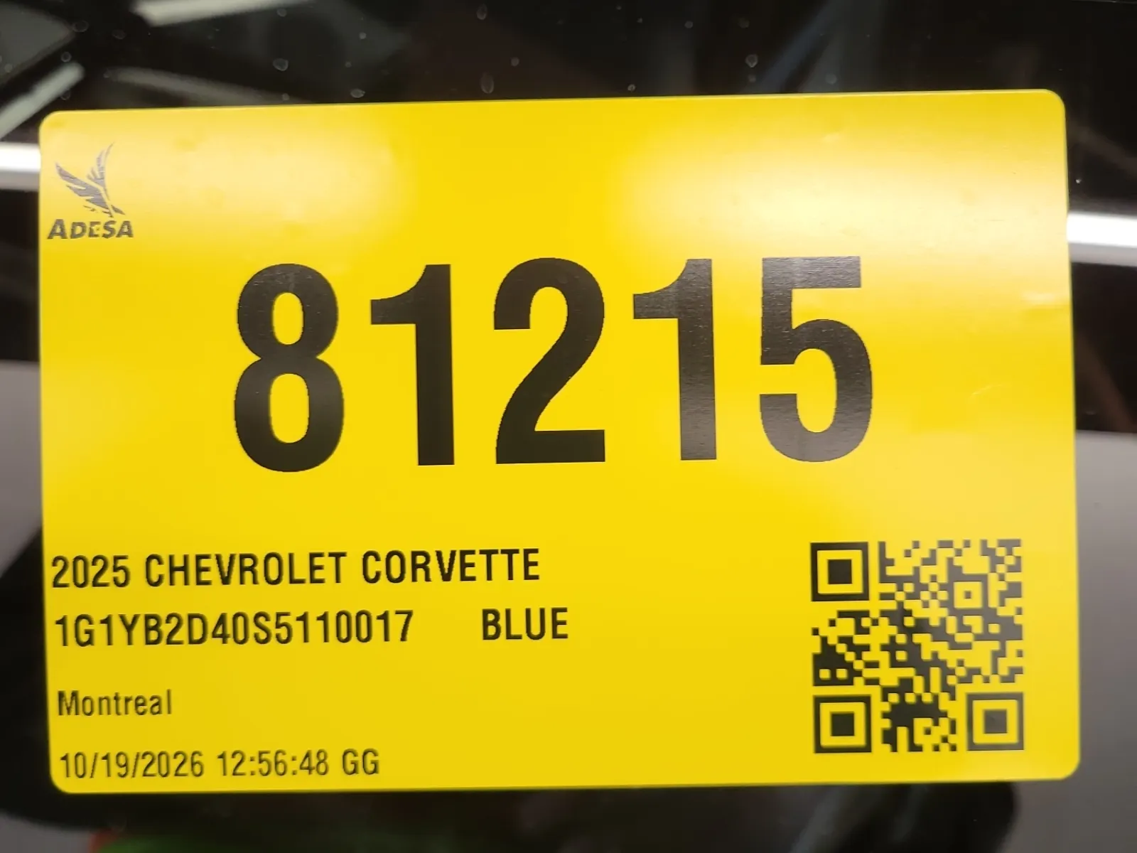 Inventory Label Photo