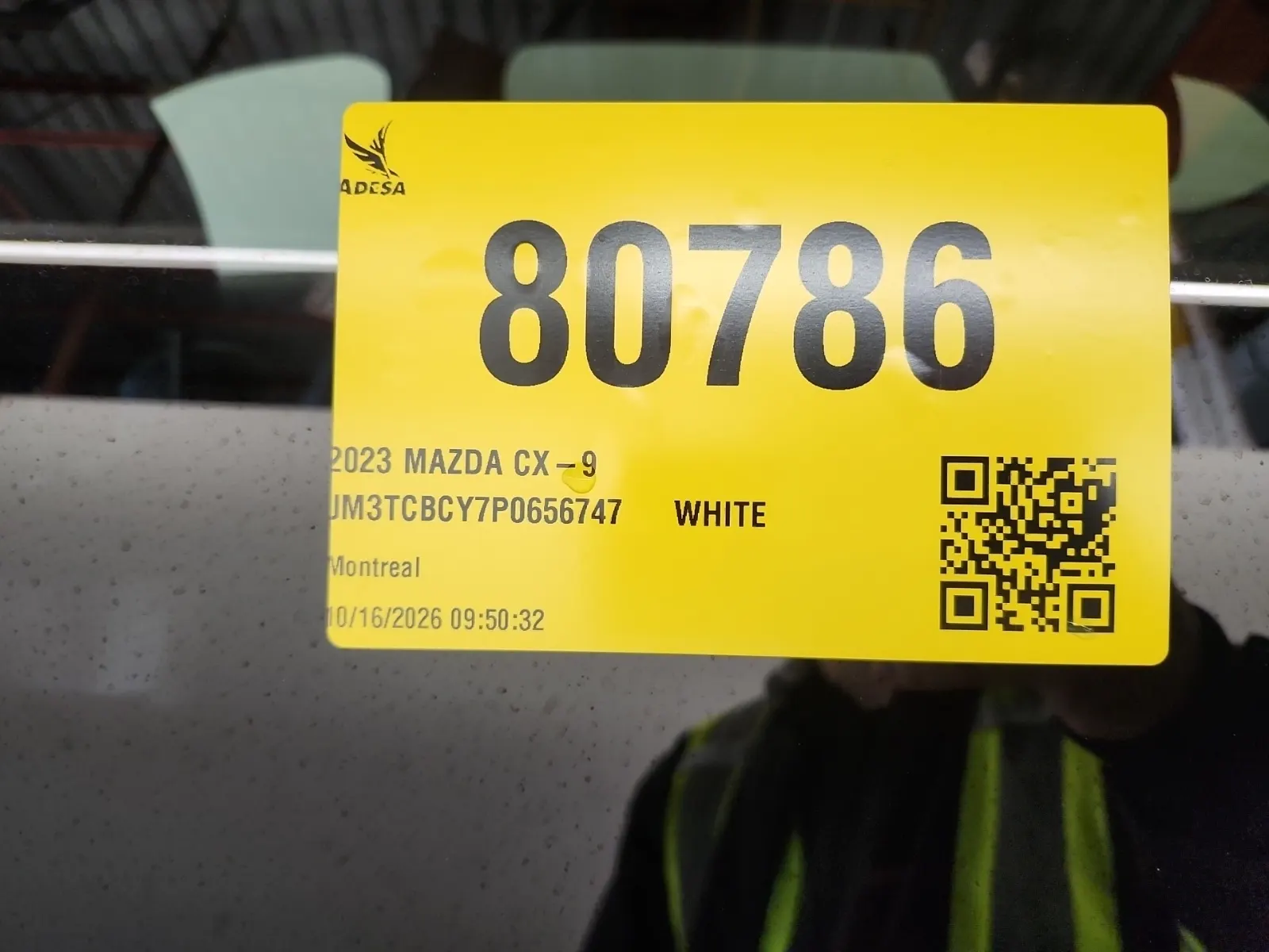 Inventory Label Photo