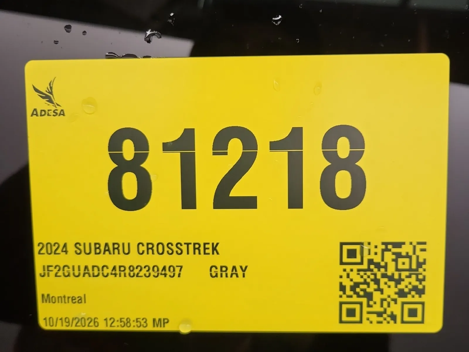 Inventory Label Photo