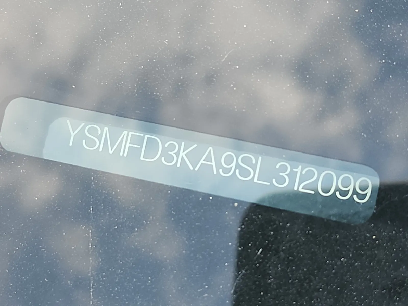 Dash VIN Plate Photo
