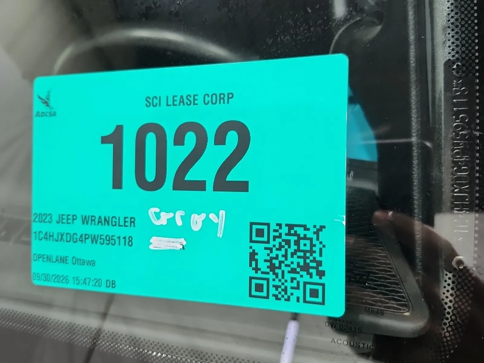Inventory Label Photo