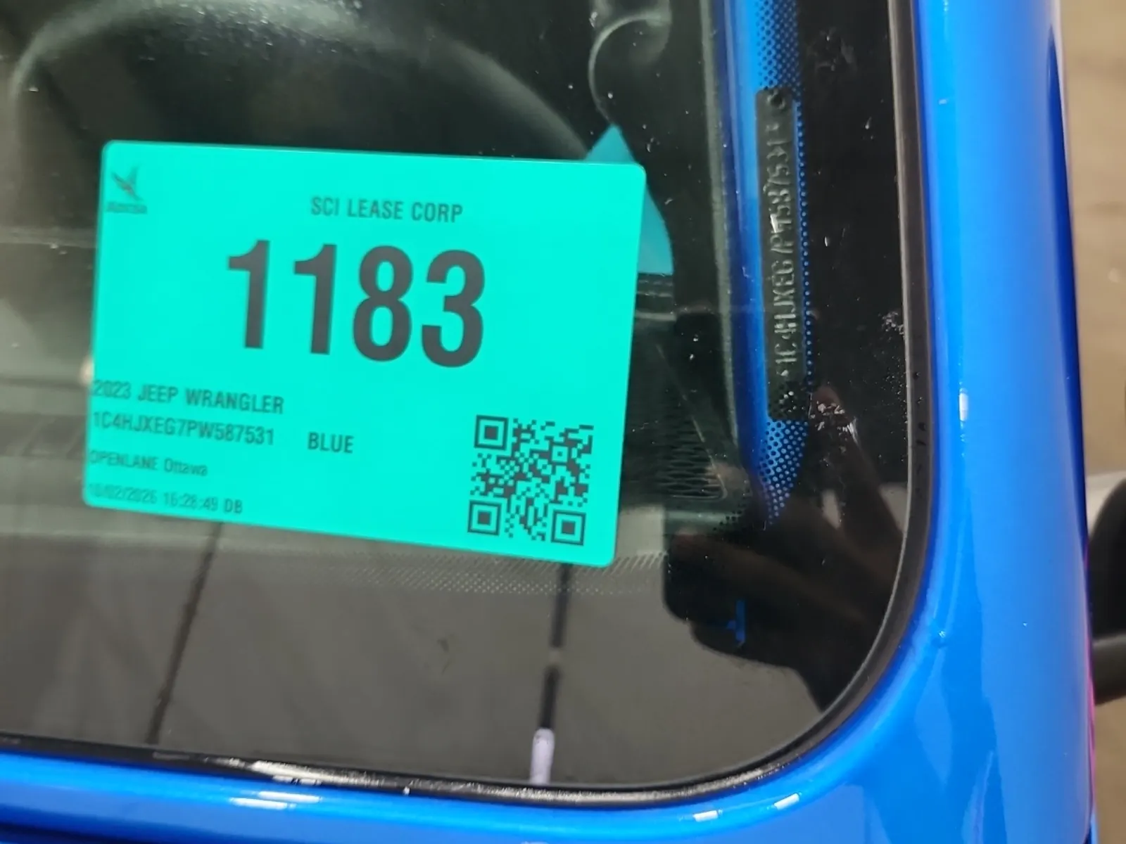 Inventory Label Photo