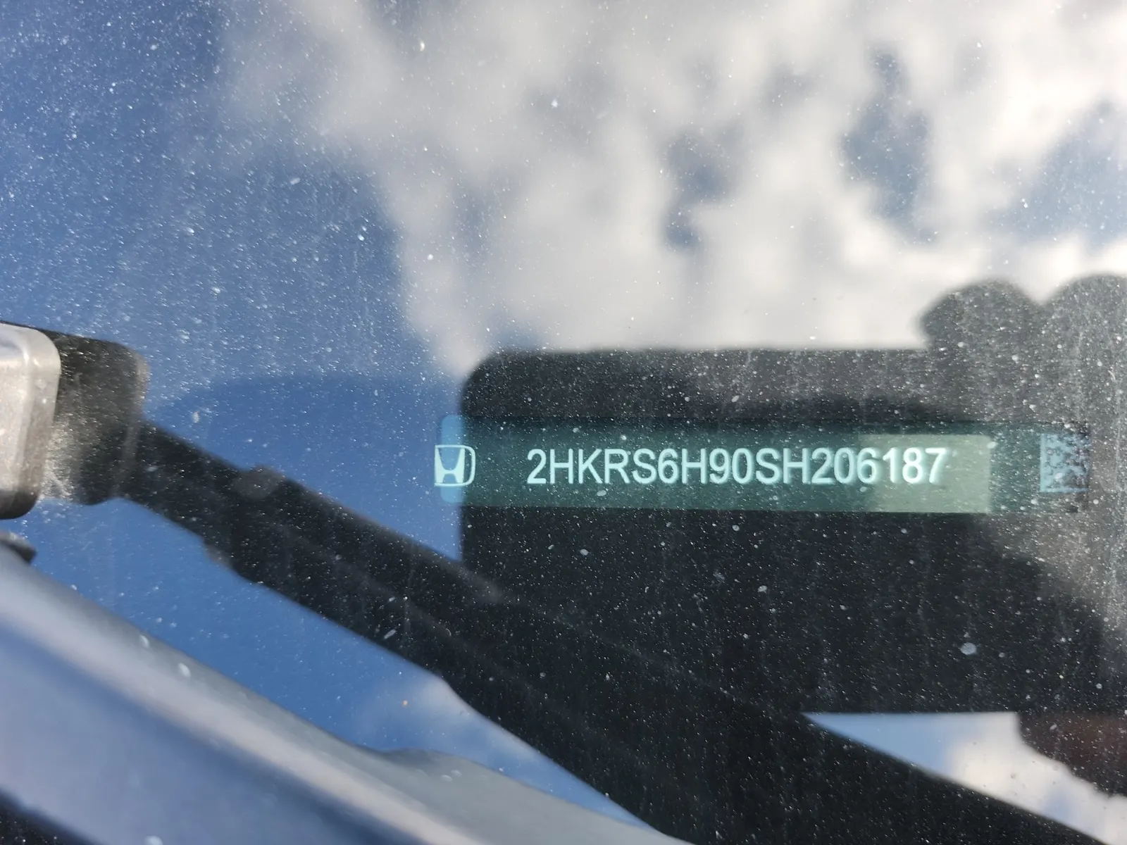 Dash VIN Plate Photo