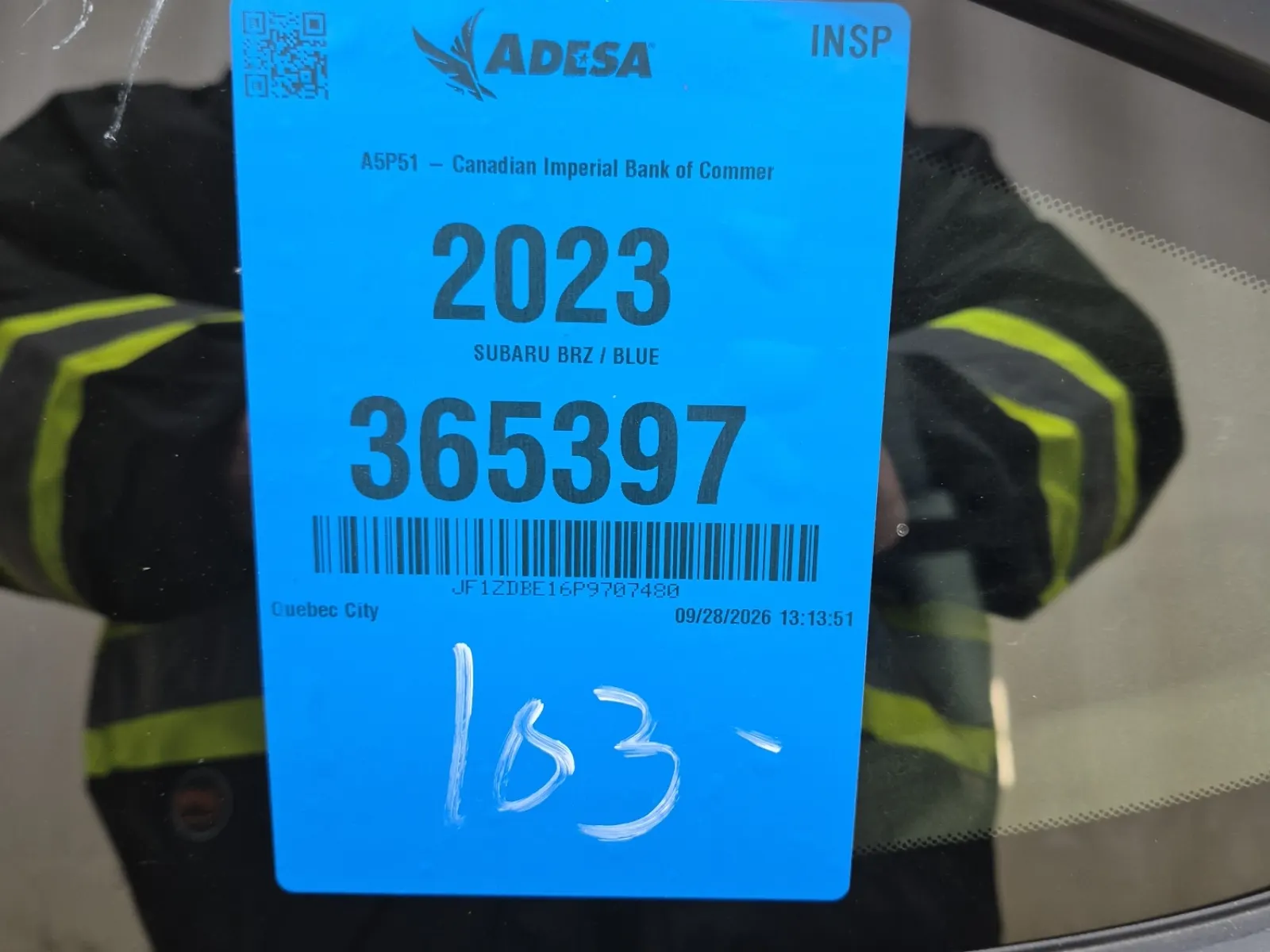 Inventory Label Photo