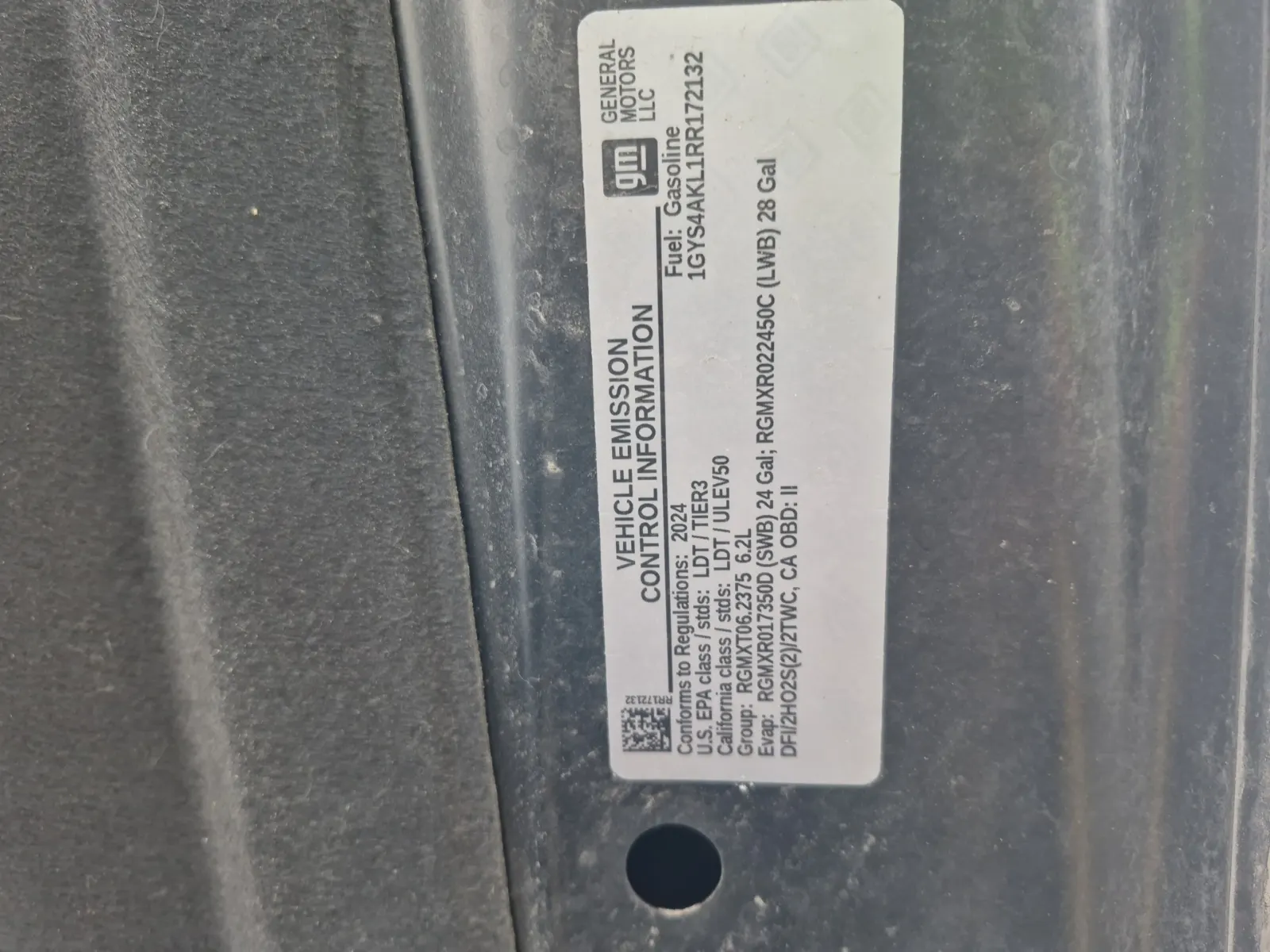 Emission Sticker Photo