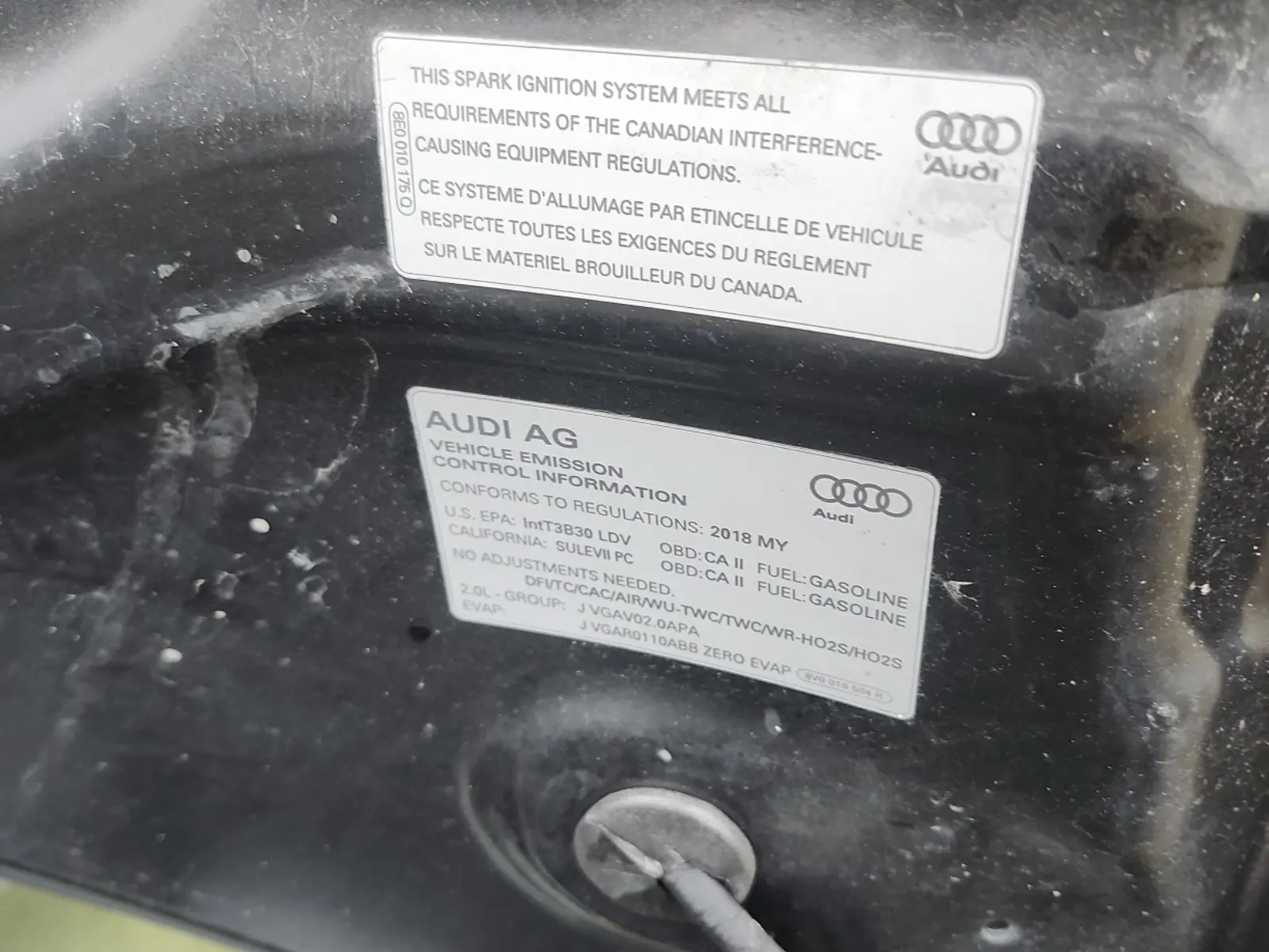 Emission Sticker Photo
