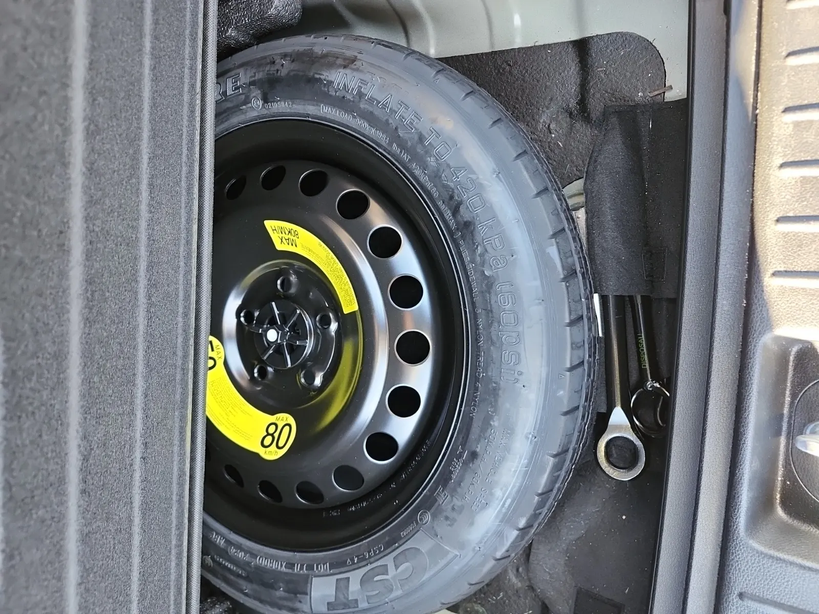 Spare Tire & Wheel Photo