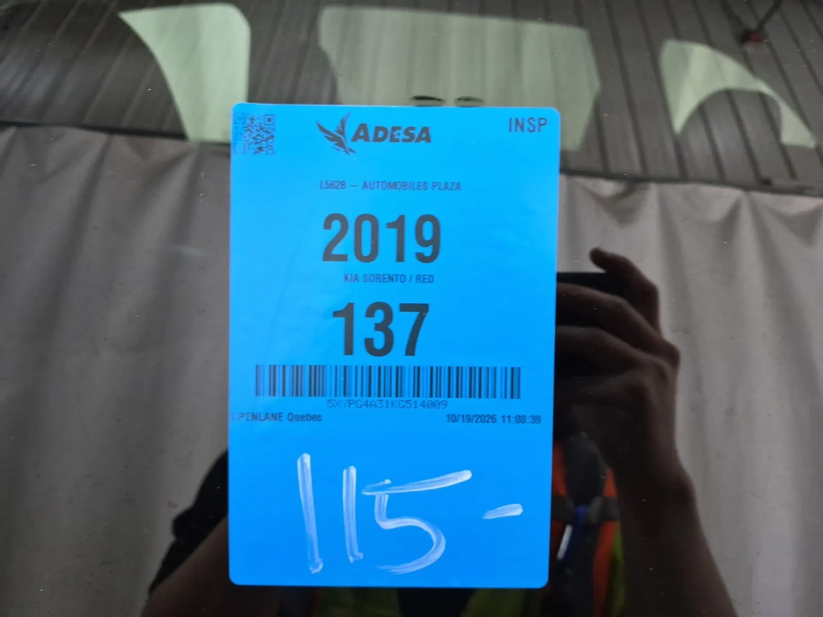 Inventory Label Photo