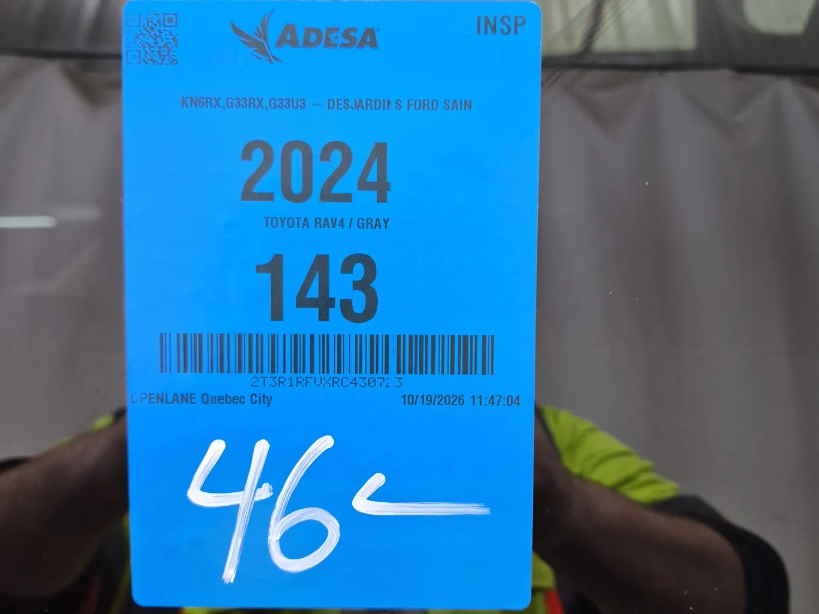 Inventory Label Photo