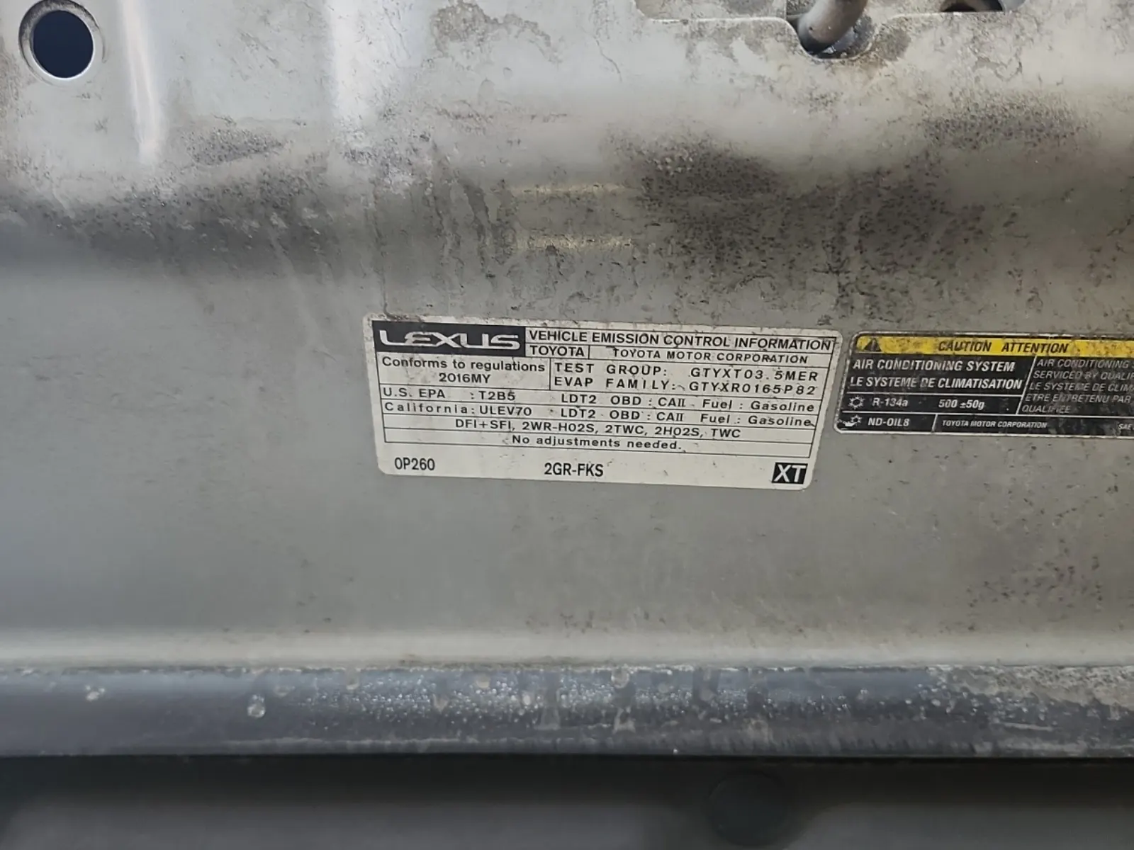 Emission Sticker Photo