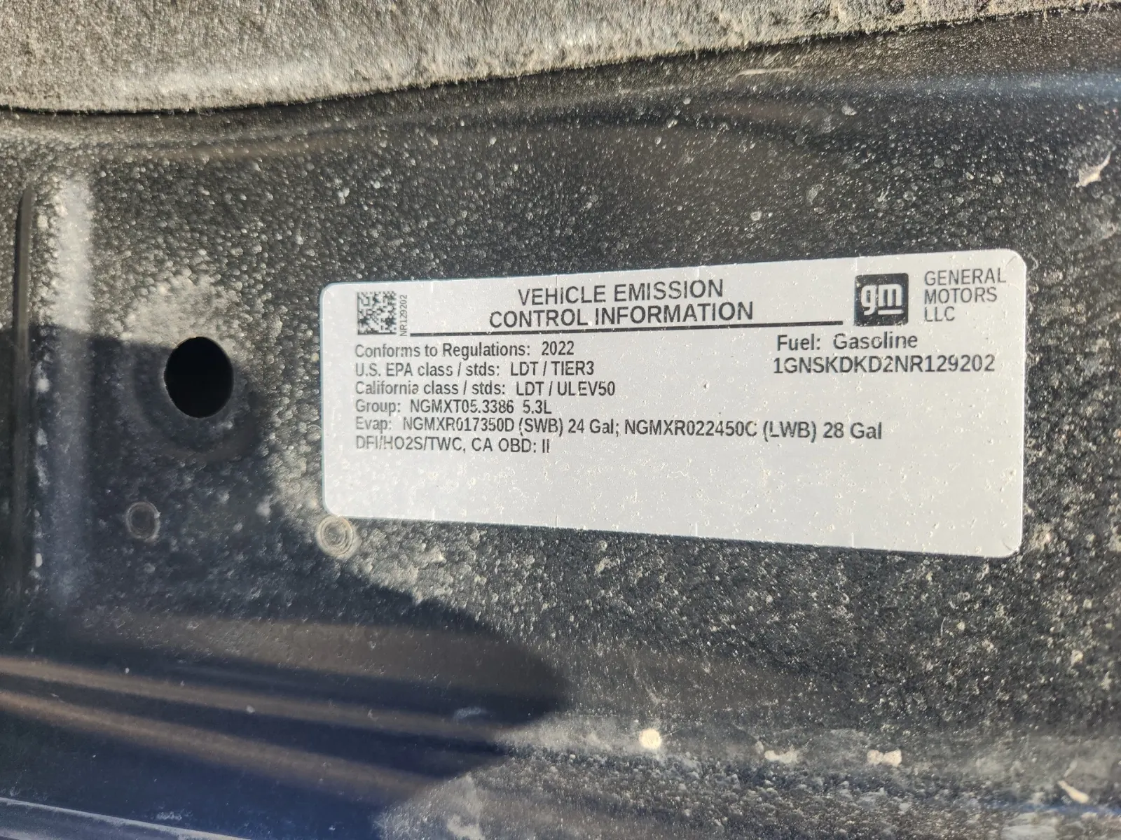 Emission Sticker Photo