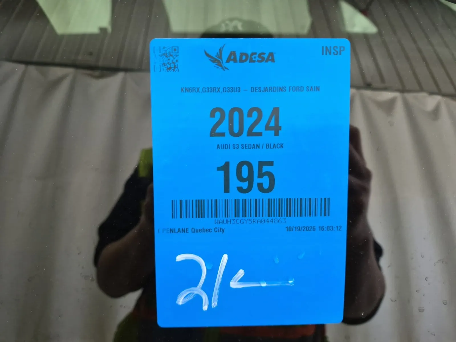 Inventory Label Photo
