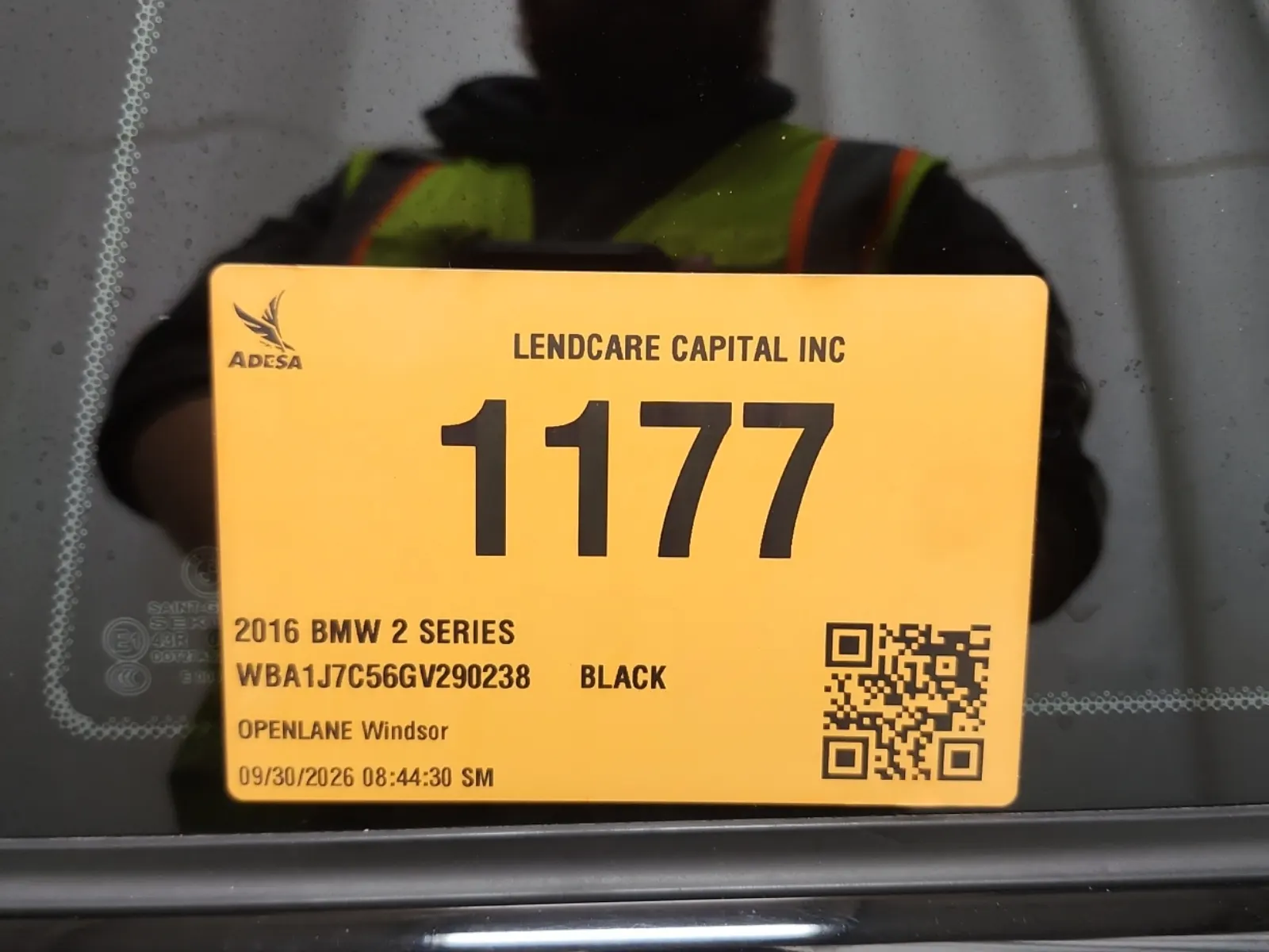 Inventory Label Photo