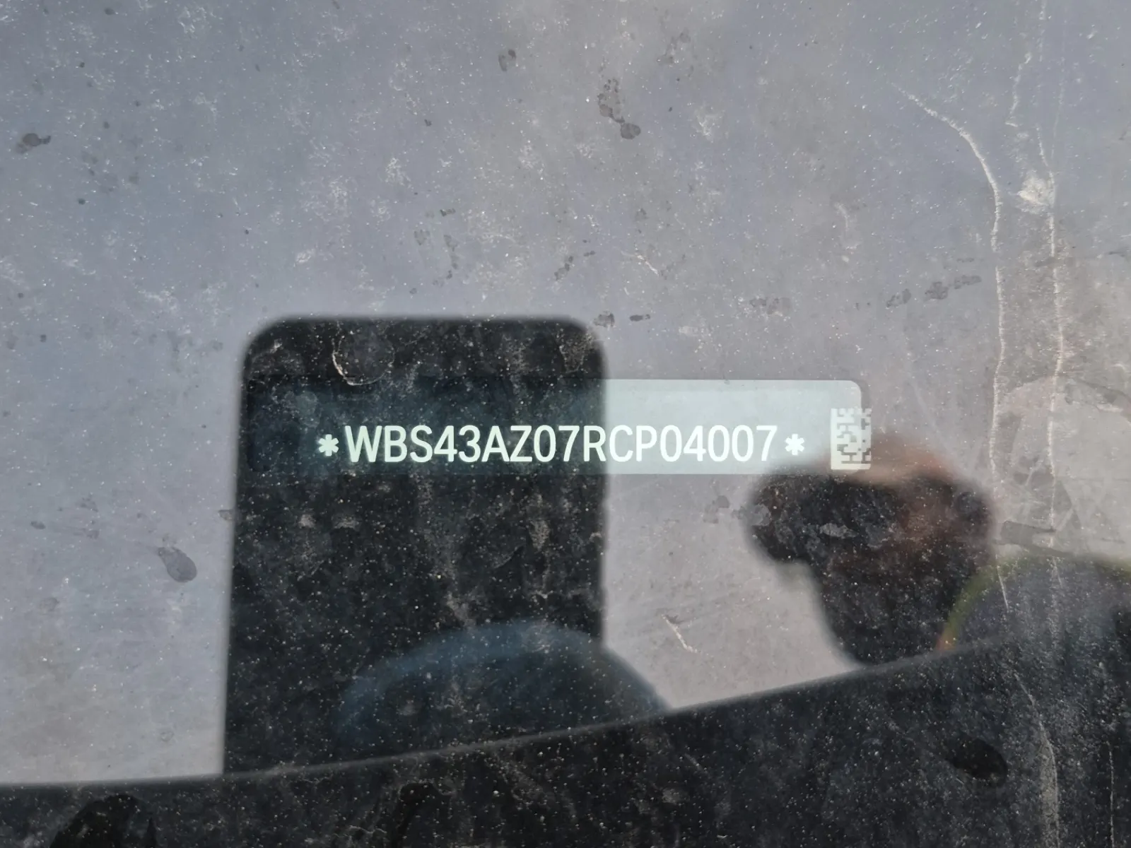Dash VIN Plate Photo