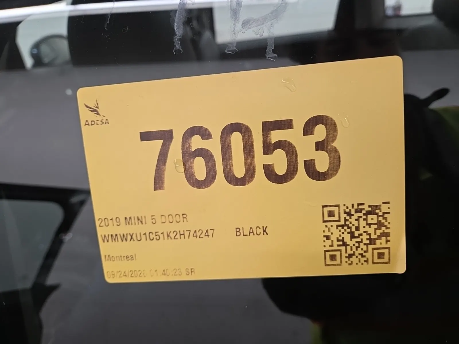 Inventory Label Photo