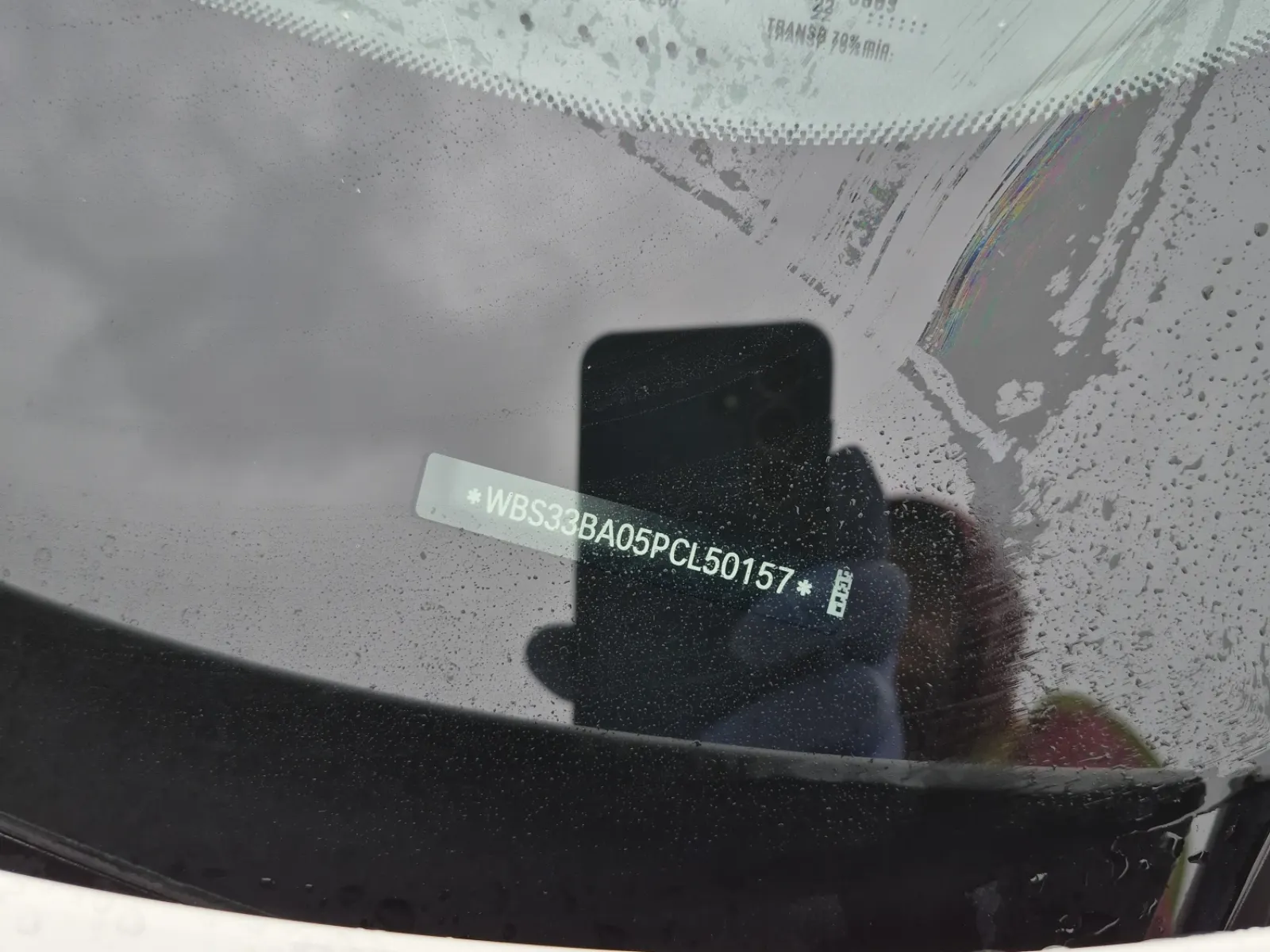 Dash VIN Plate Photo